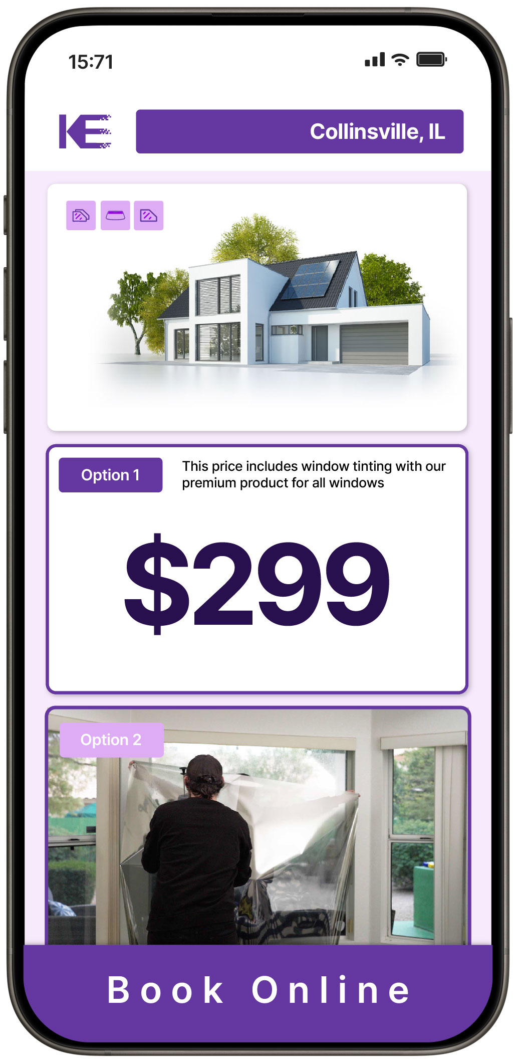 View Reasonable Home Window Tinting Rates in Collinsville, Illinois