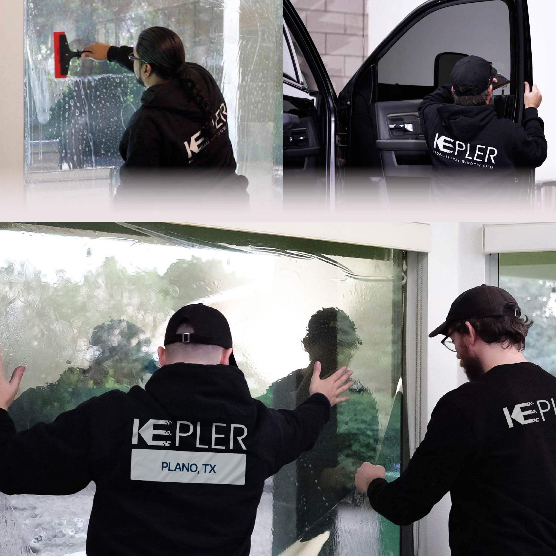 Kepler Specialist Performing Commercial Window Tinting in Plano Plano