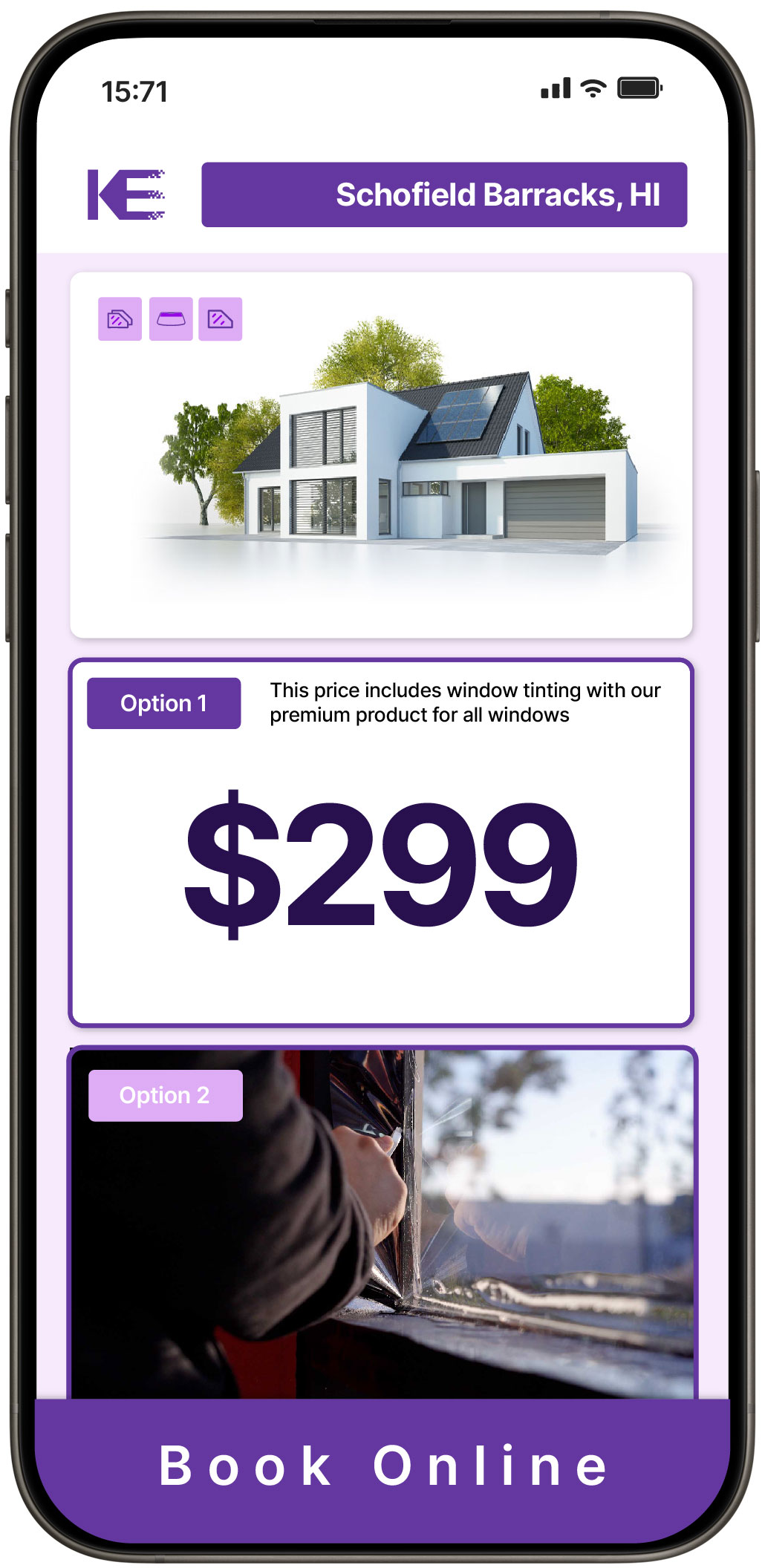 View Competitive Home Window Tinting Prices in Schofield Barracks, Hawaii