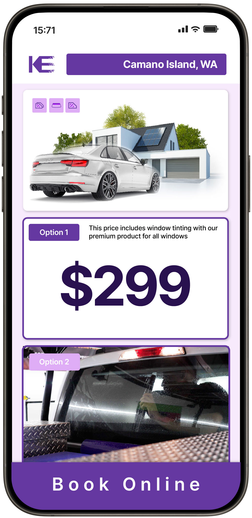 View Competitive Window Tinting Prices in Camano Island, Washington
