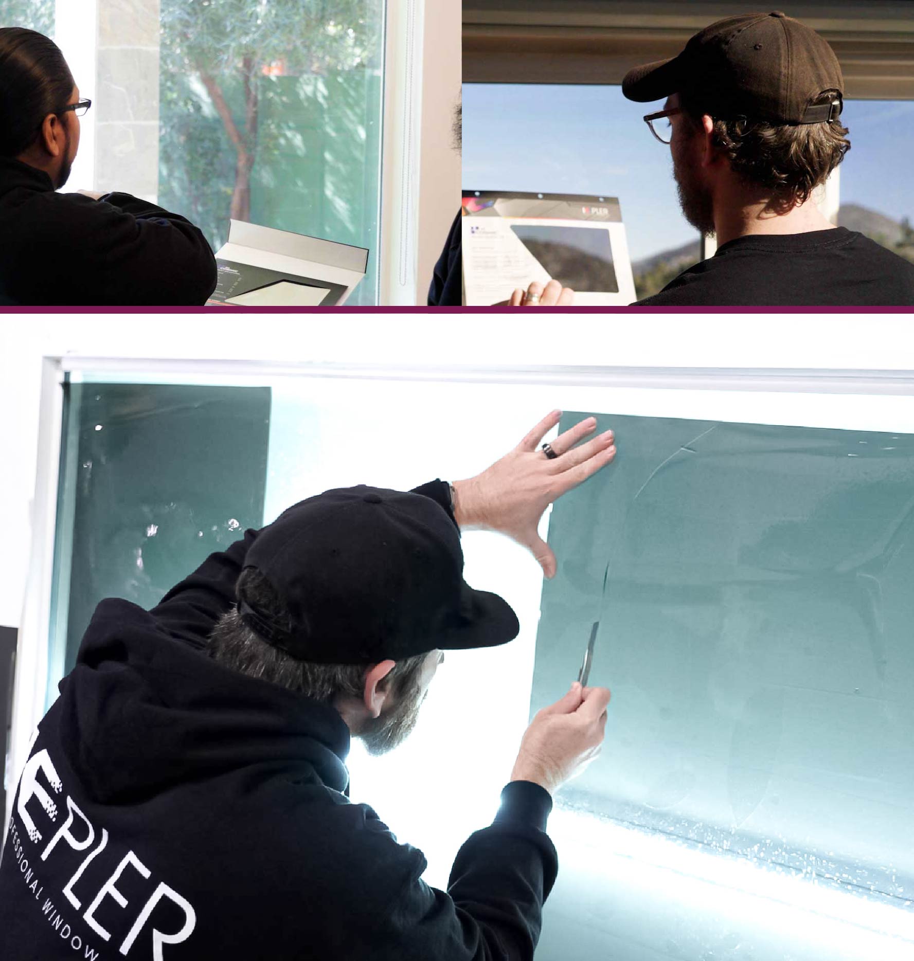 Window Tinting Specialist Cutting Film in Kentucky