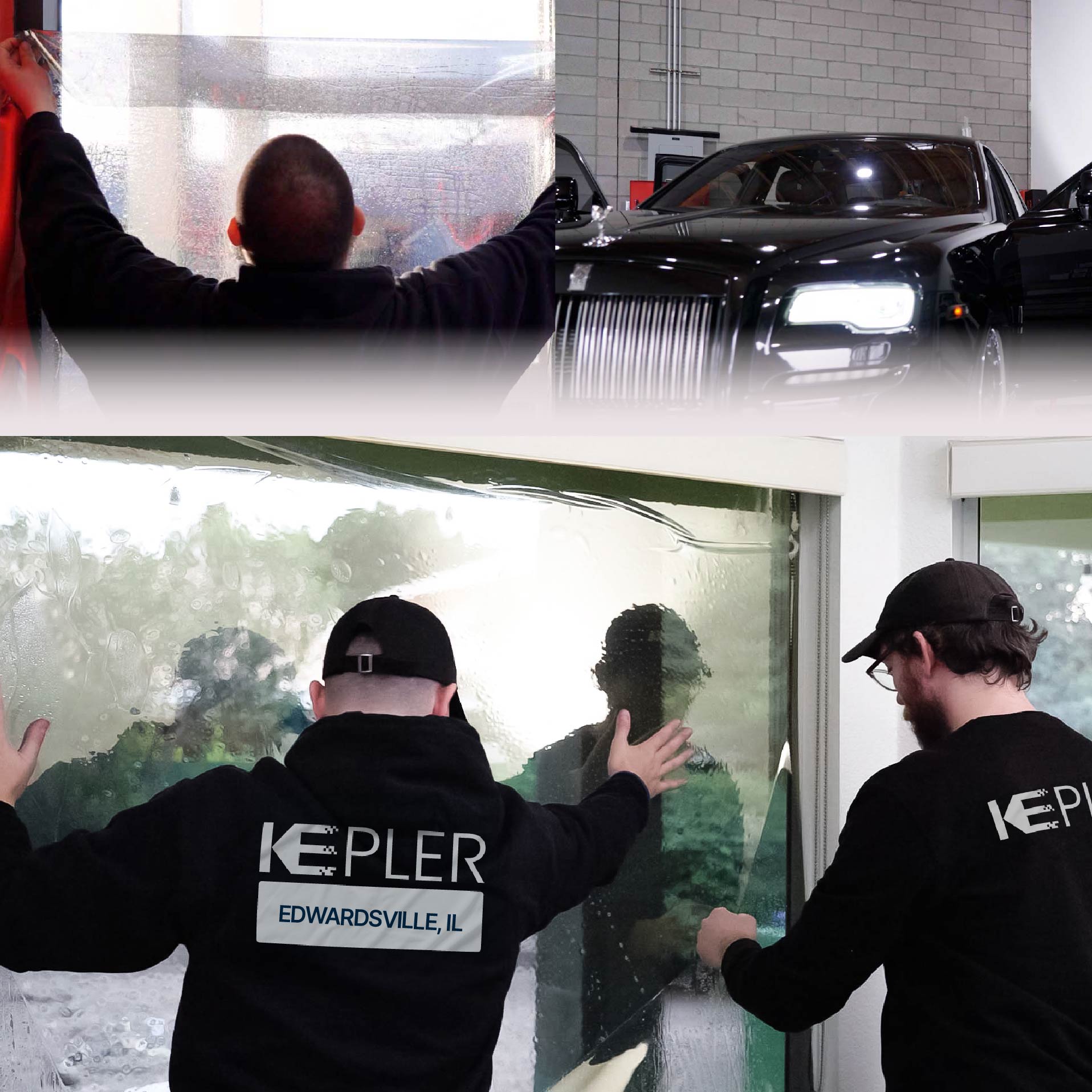 Kepler Specialist Performing Commercial Window Tinting in Edwardsville Edwardsville