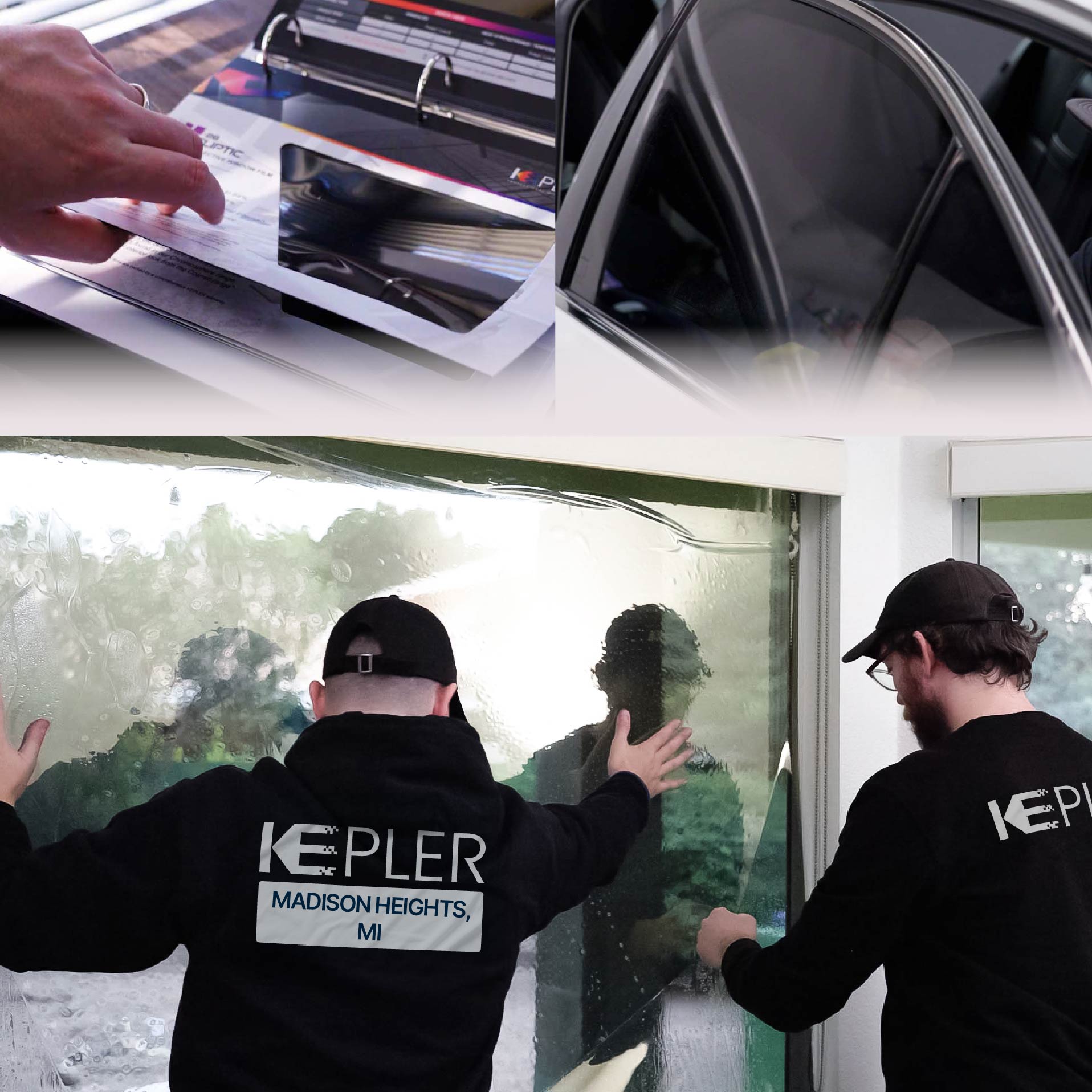 Kepler Specialist Performing Commercial Window Tinting in Madison Heights Madison Heights