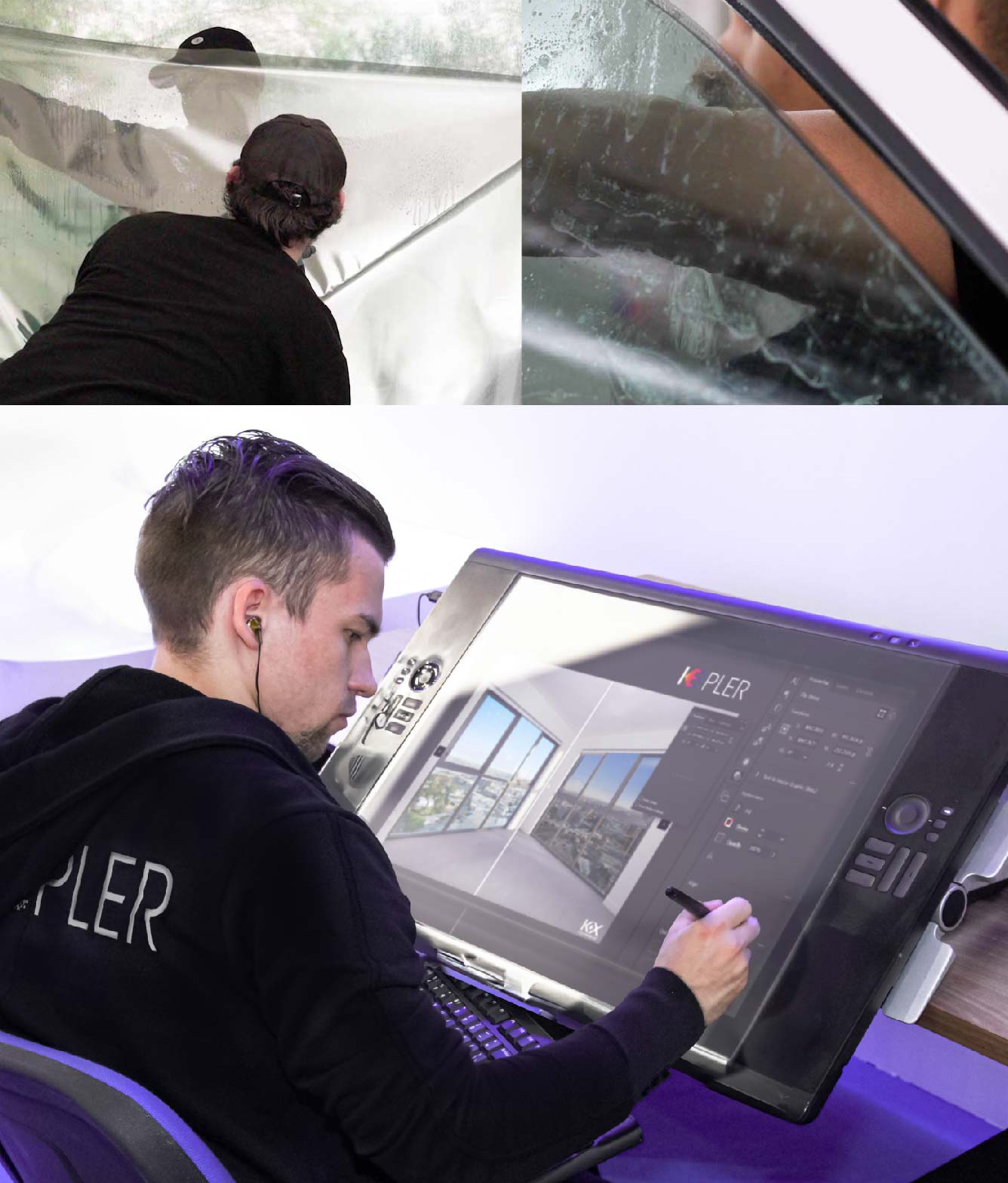Kepler Specialist Performing Commercial Window Tinting in Painesville Painesville