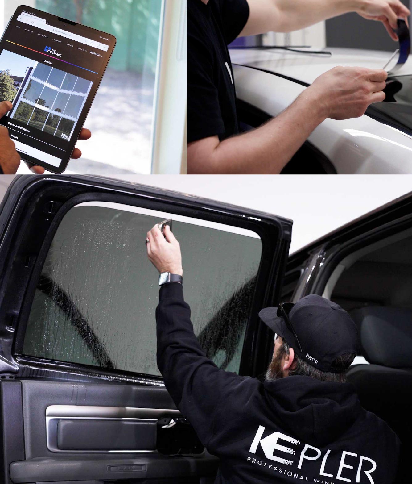 Kepler Window Tinting Specialists at Work in New Albany, Indiana
