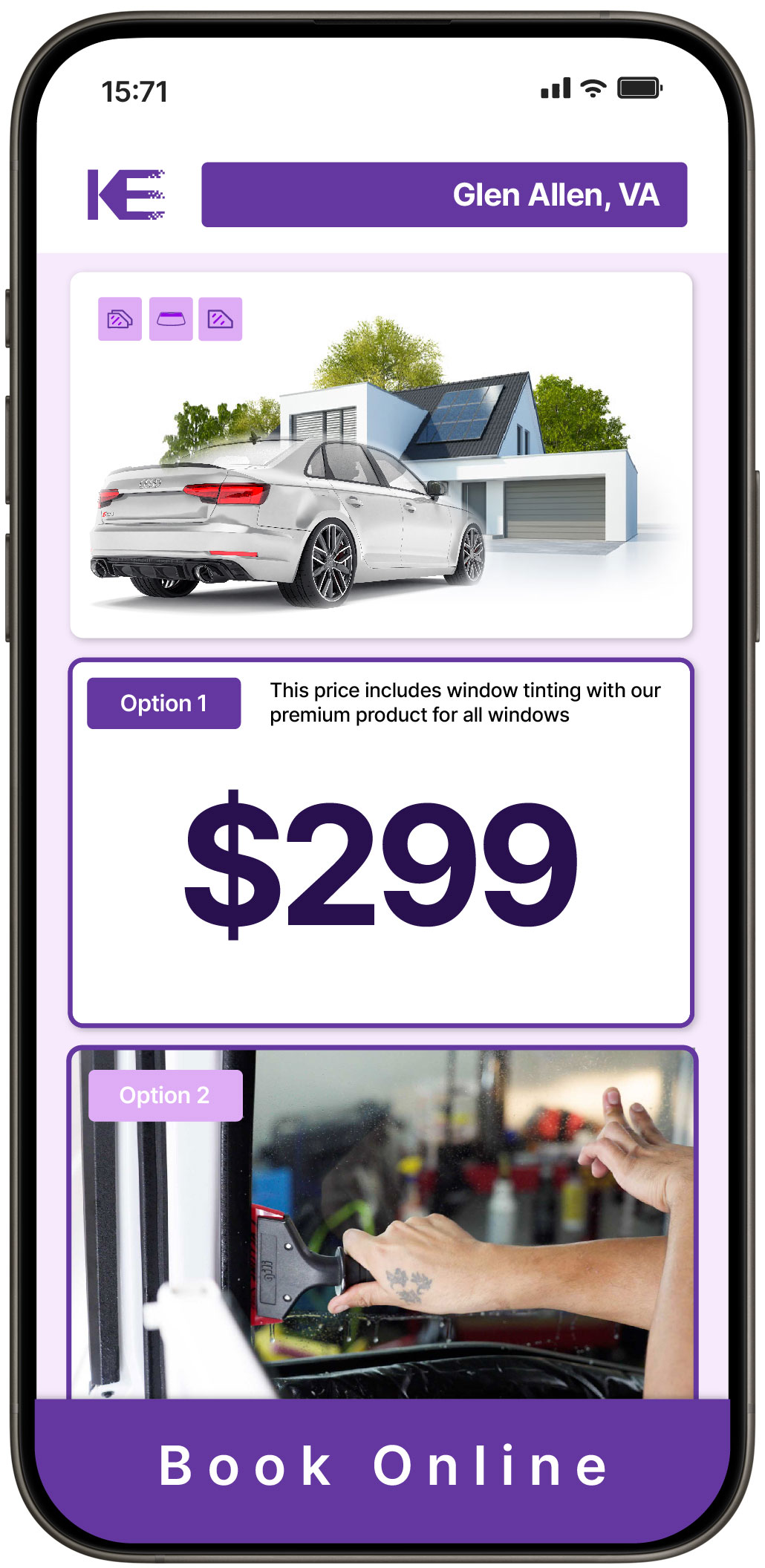 View Competitive Window Tinting Prices in Glen Allen, Virginia