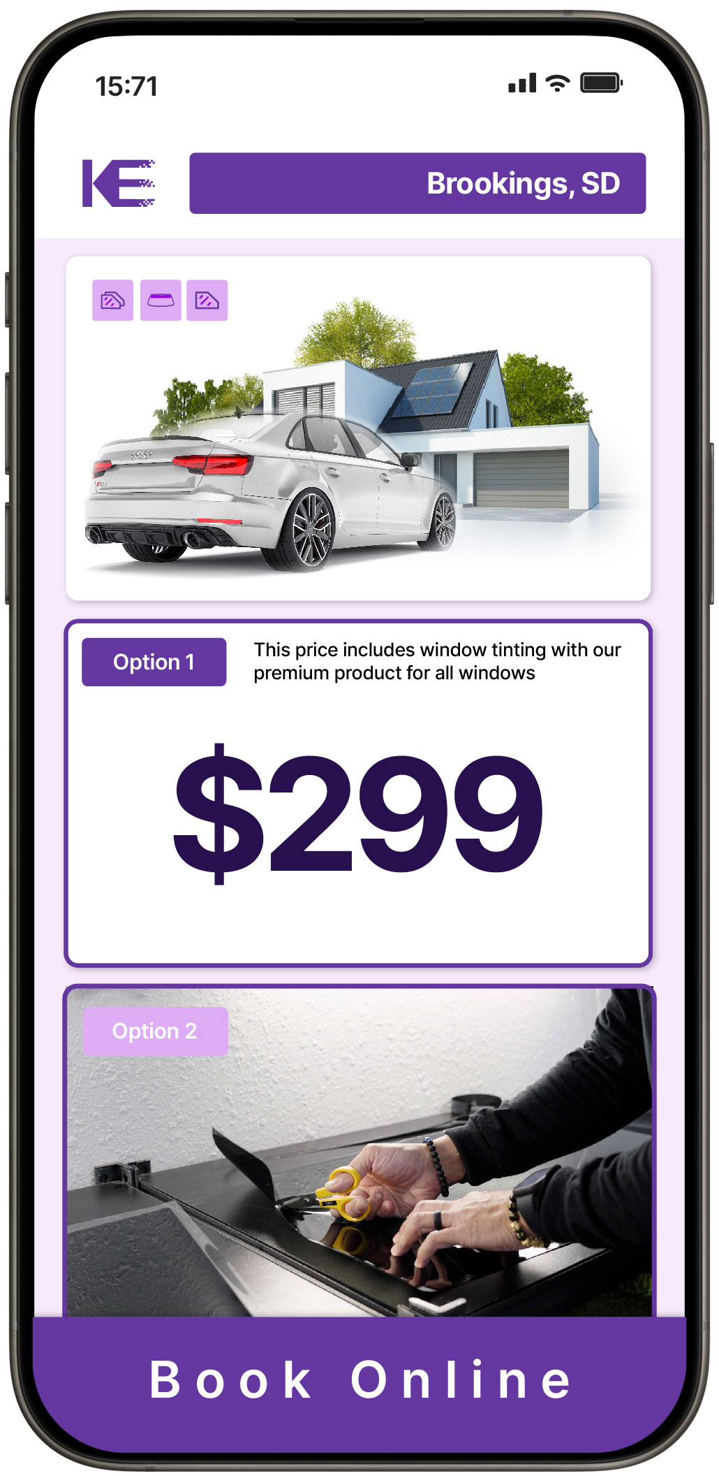 View Affordable Tesla Window Tinting Prices in Sioux Falls, South Dakota