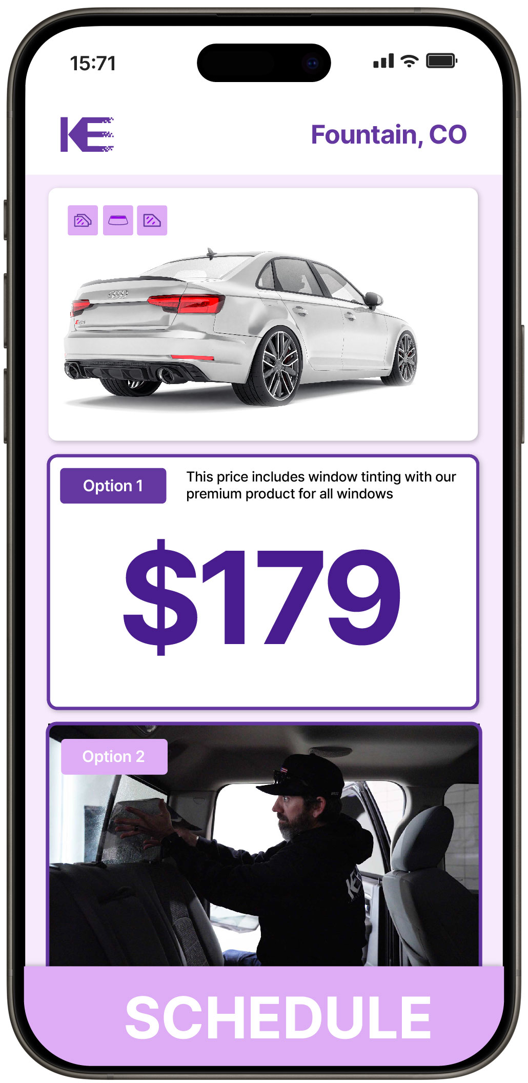 View Affordable Car Window Tinting Prices in Fountain, Colorado