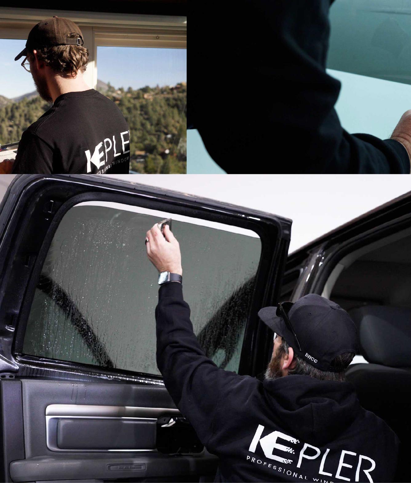 Kepler Window Tinting Specialists at Work in Traverse City, Michigan