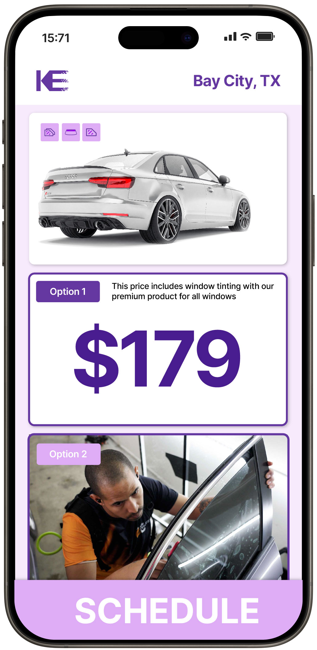 View Reasonable Car Window Tinting Rates in Bay City, Texas