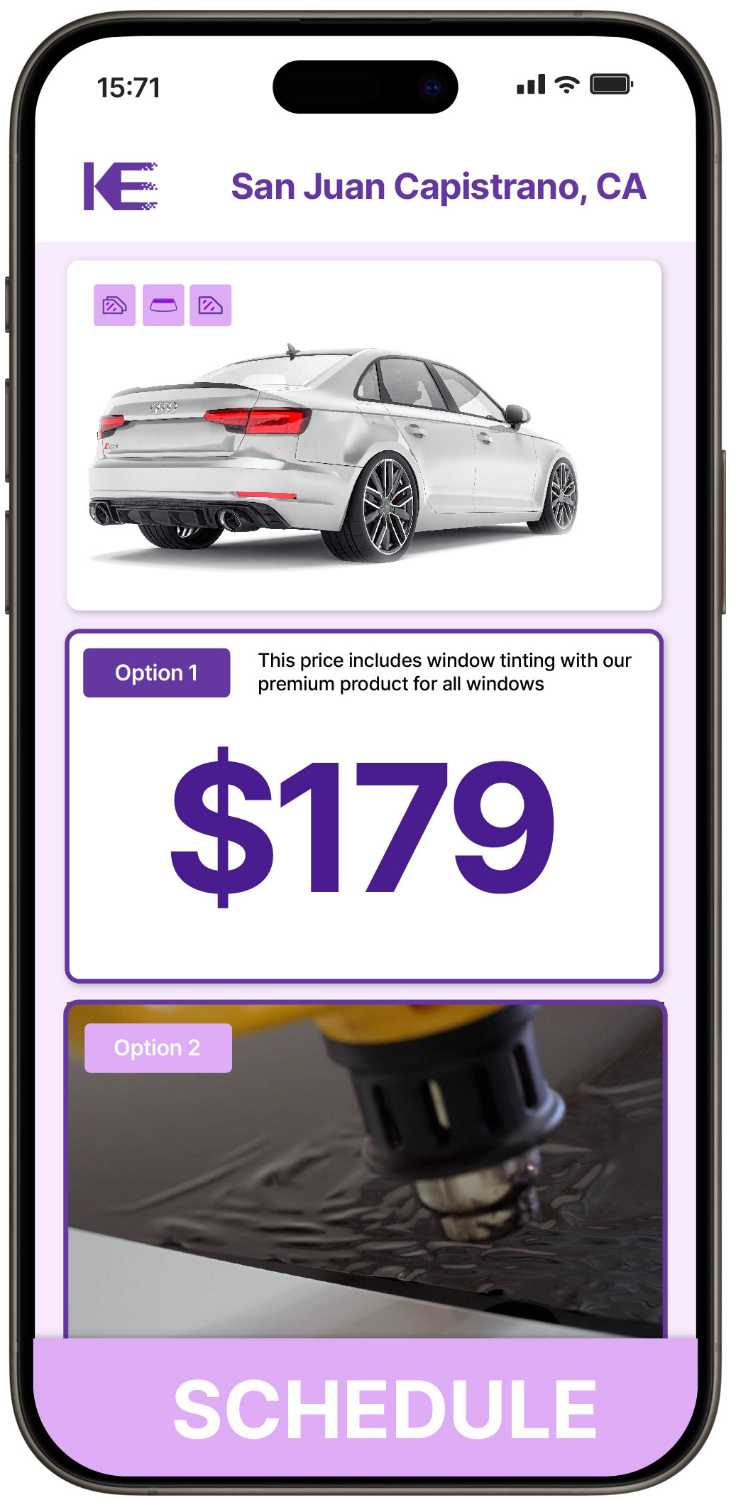 View Competitive Car Window Tinting Prices in San Juan Capistrano, California
