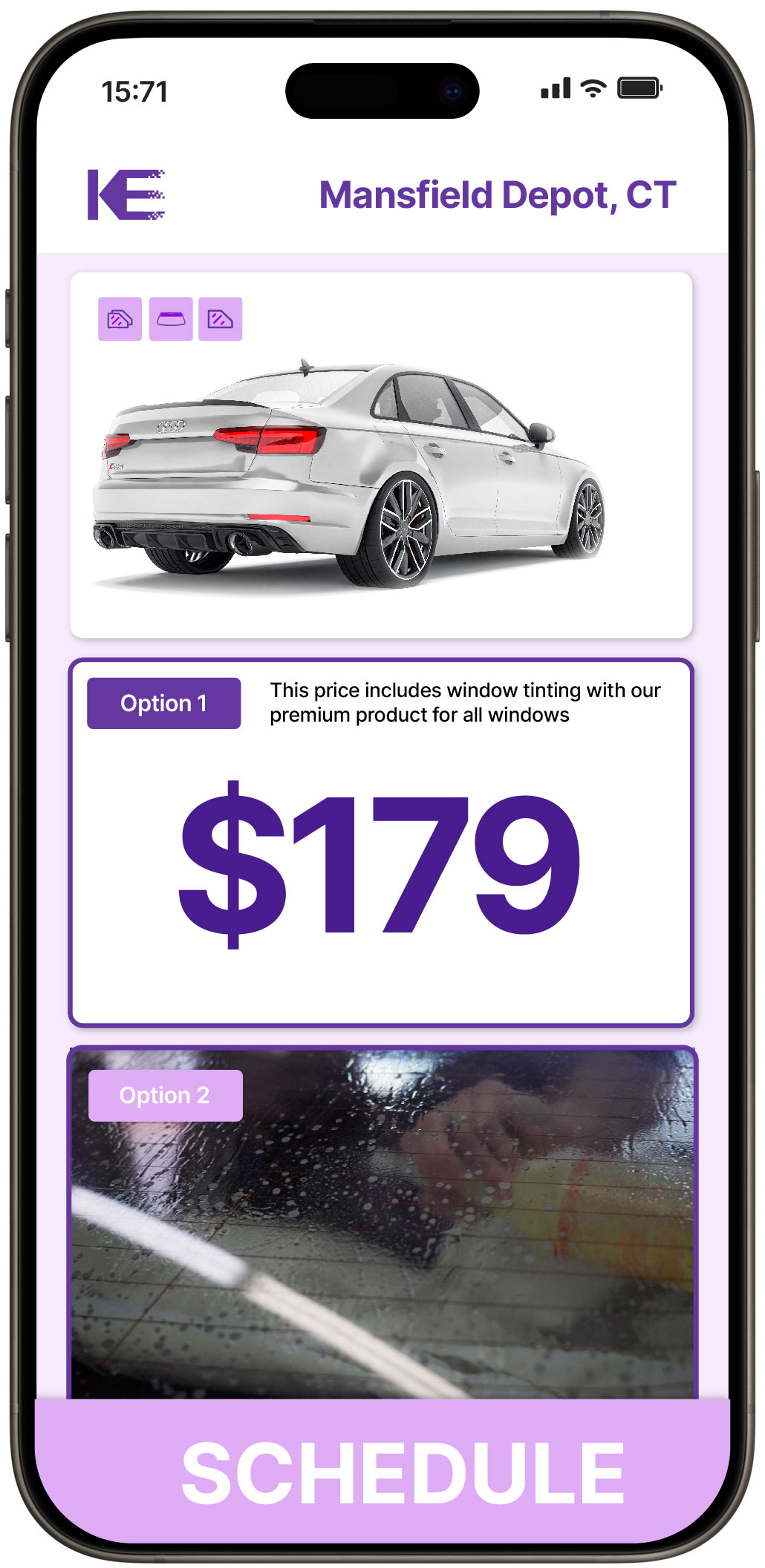 View Competitive Car Window Tinting Prices in Mansfield Depot, Connecticut