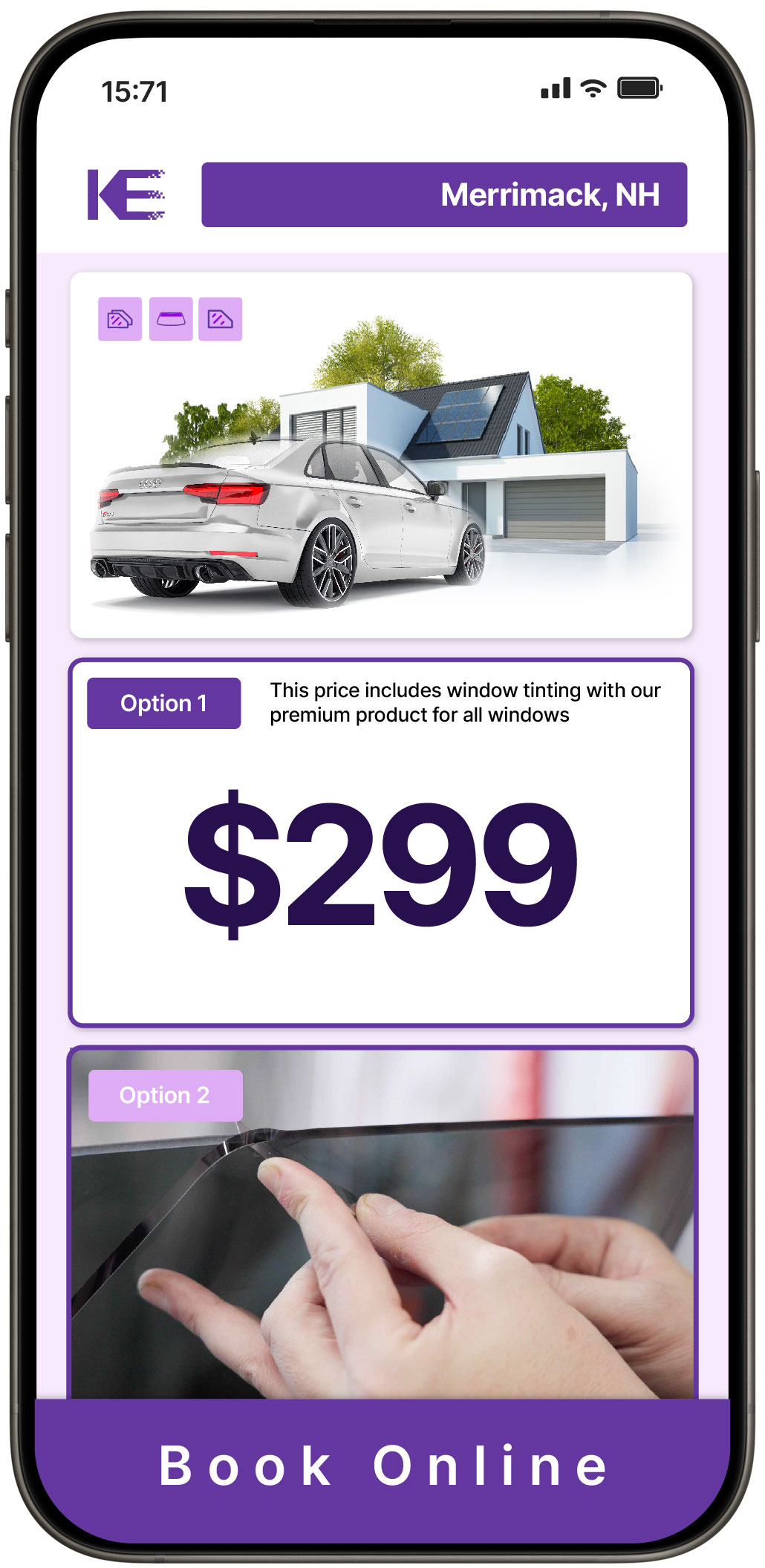 View Competitive Tesla Window Tinting Prices in Nashua, New Hampshire