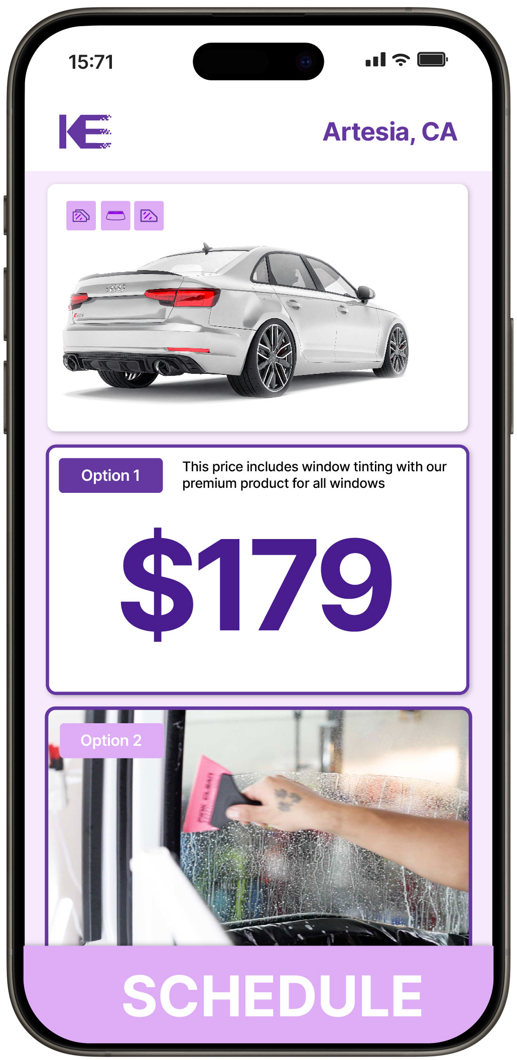 View Competitive Car Window Tinting Costs in Artesia, California