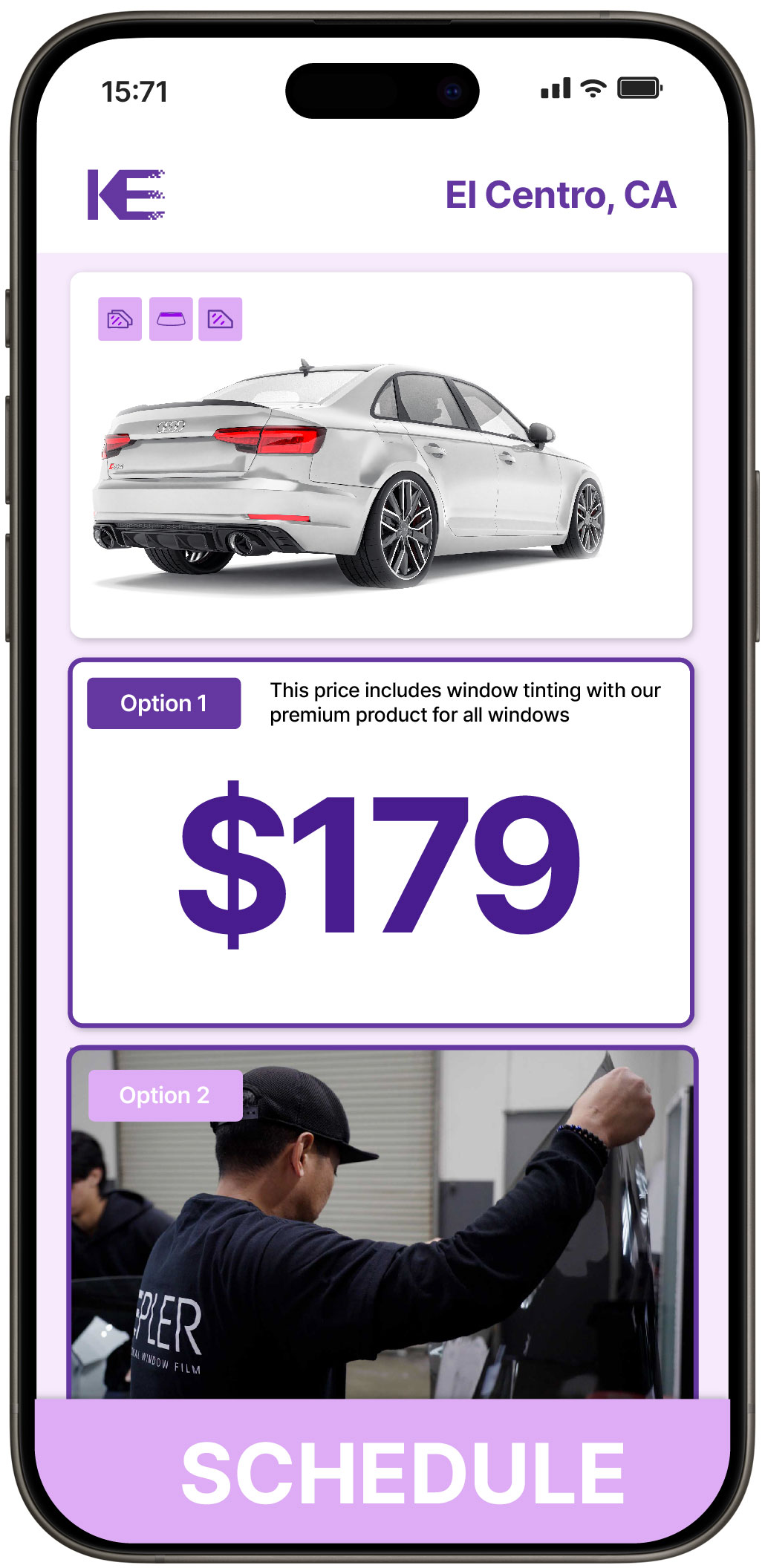 View Affordable Car Window Tinting Costs in El Centro, California