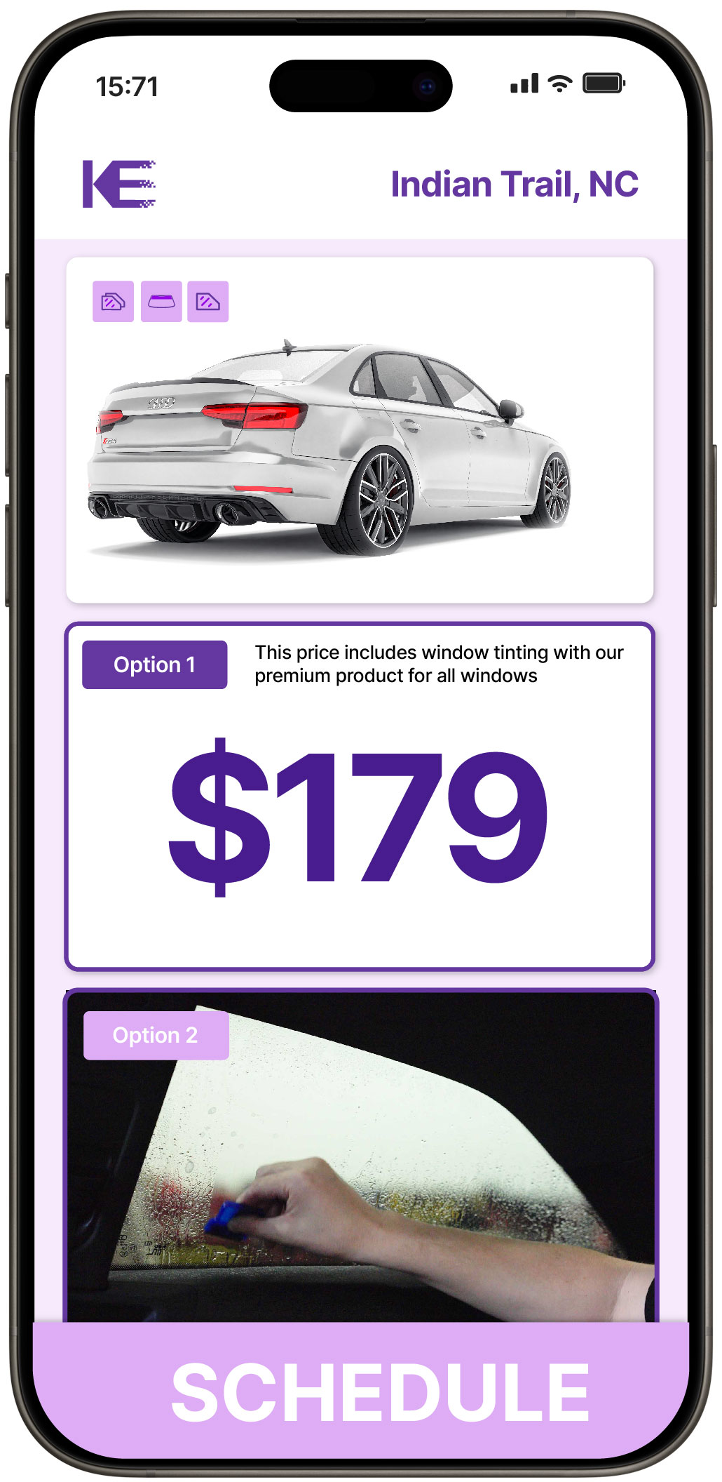 View Reasonable Car Window Tinting Prices in Indian Trail, North Carolina