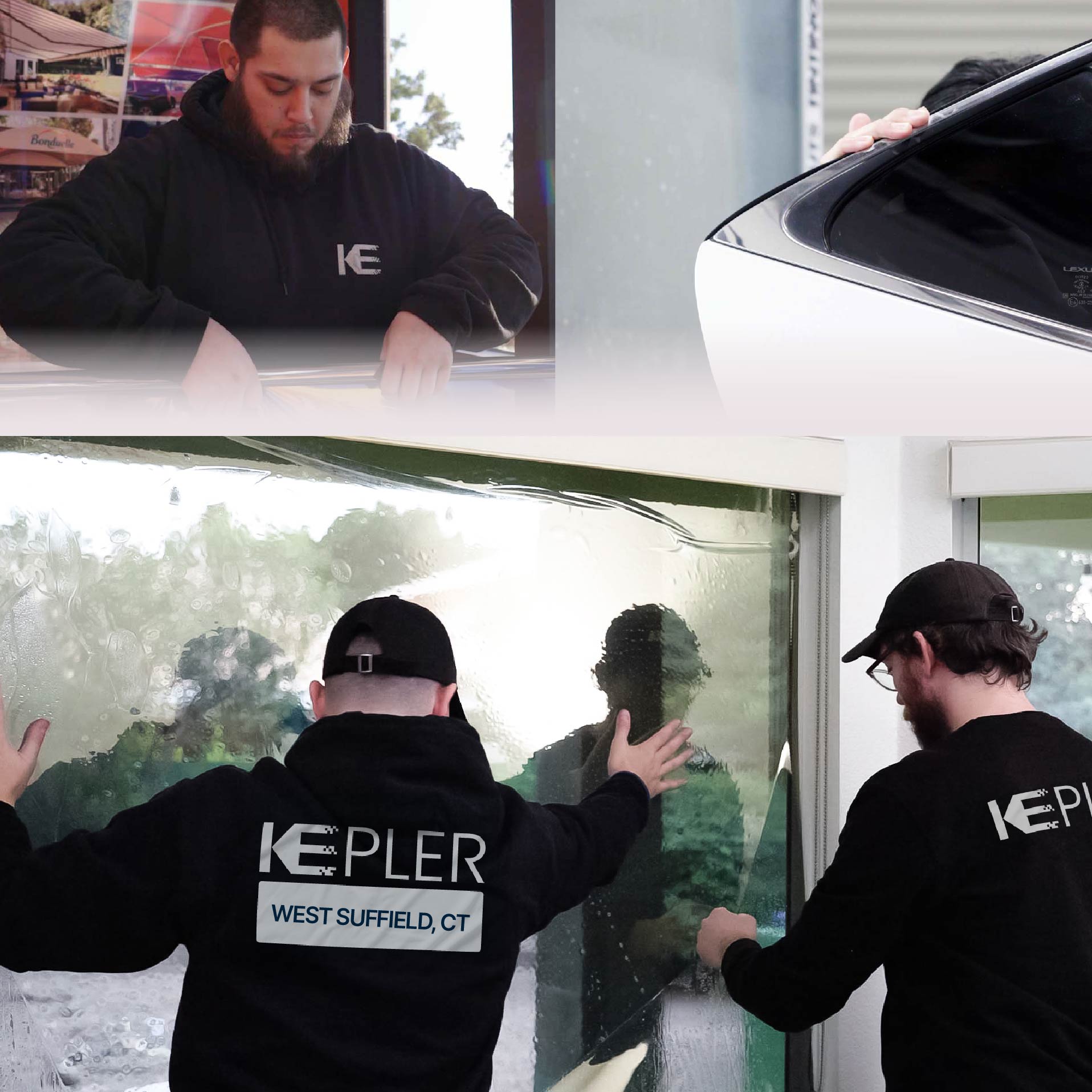 Kepler Specialist Performing Commercial Window Tinting in West Suffield West Suffield