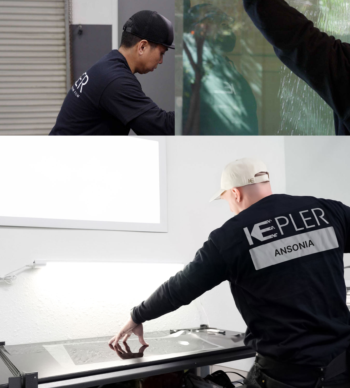 Window Tinting Specialist Cutting Film in Ansonia, Connecticut