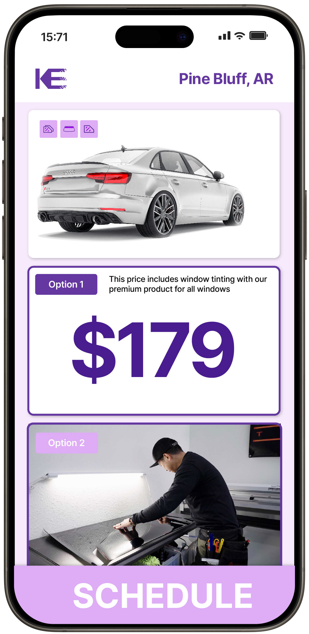 View Reasonable Car Window Tinting Prices in Pine Bluff, Arkansas