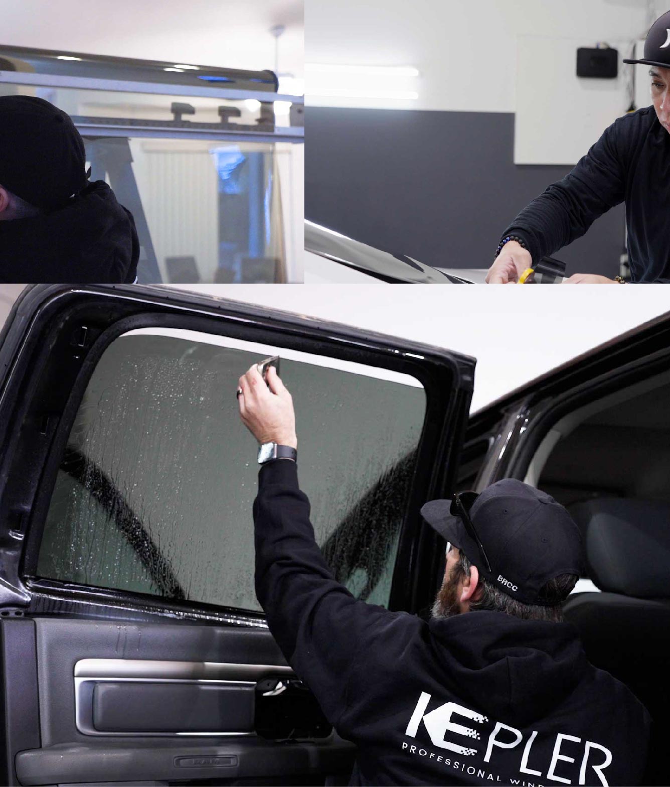 Kepler Window Tinting Specialists at Work in Huntsville, Texas