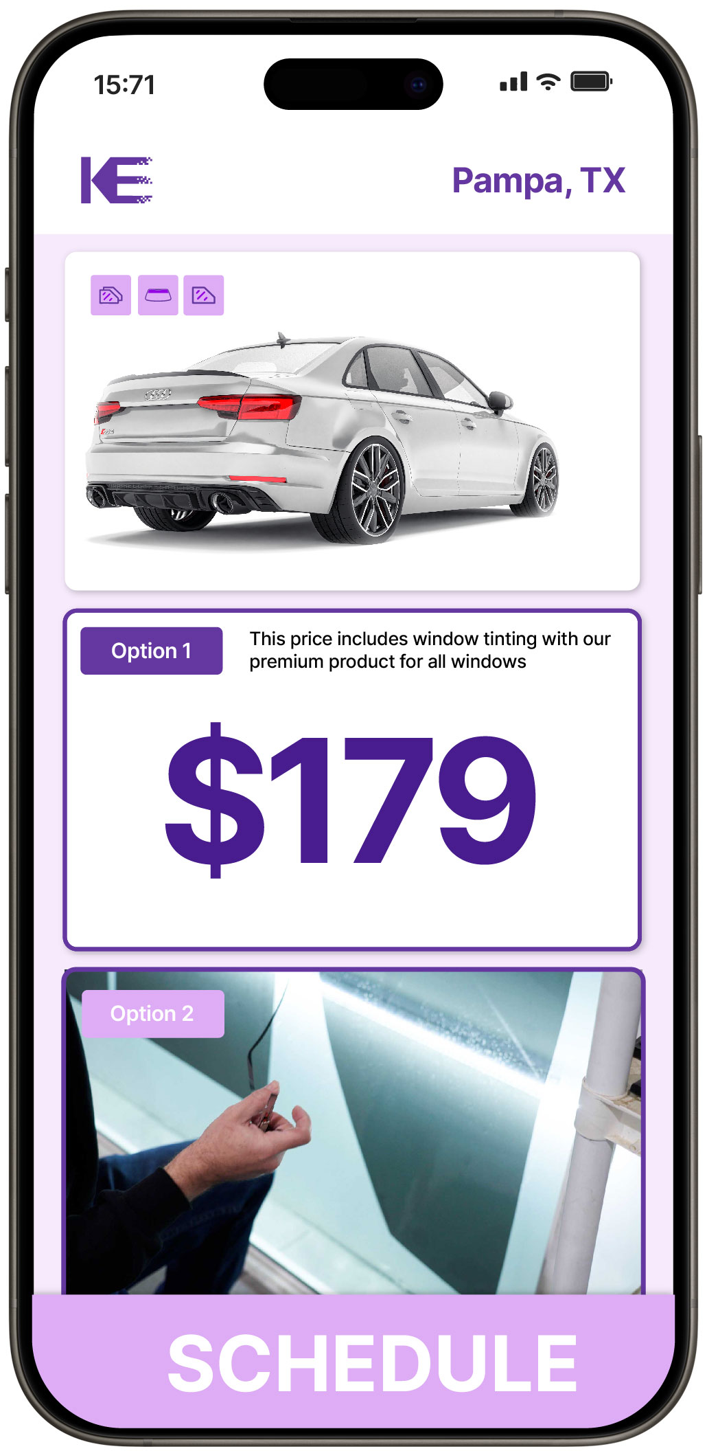 View Affordable Car Window Tinting Prices in Pampa, Texas
