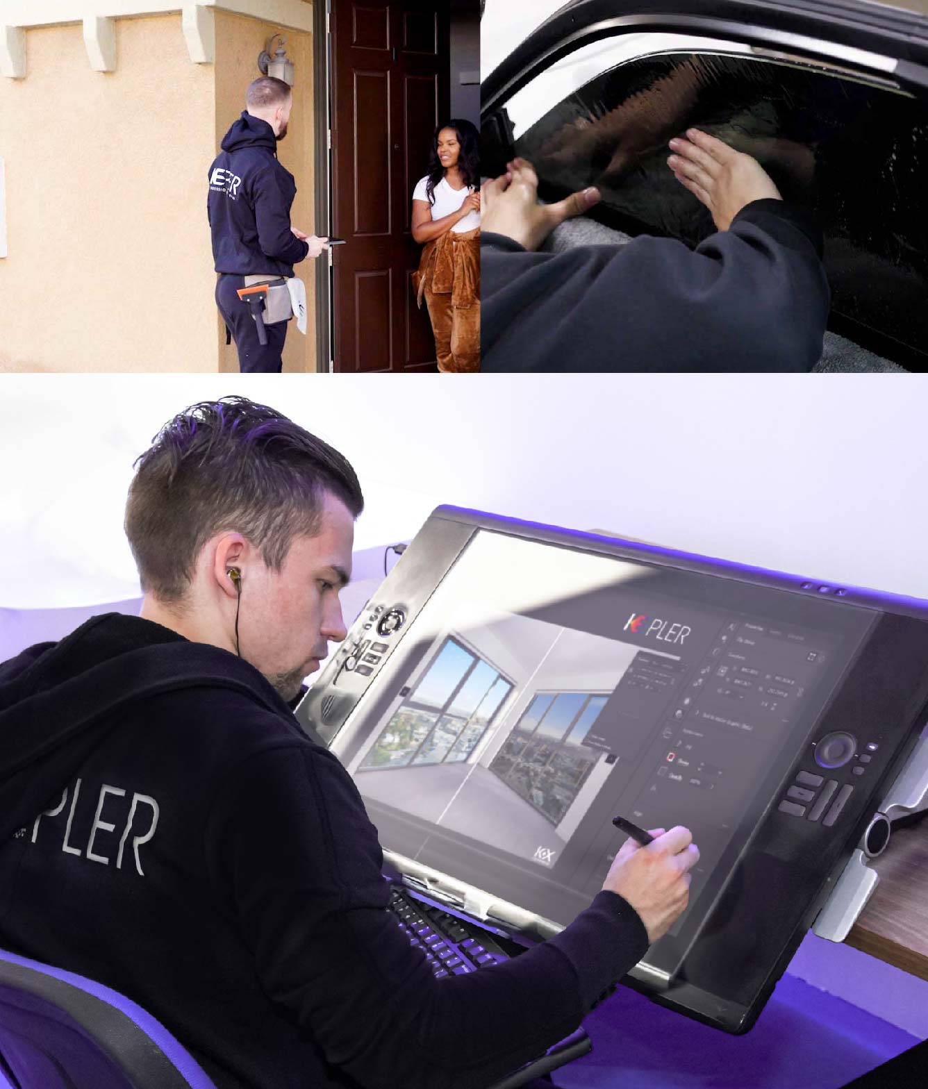 Kepler Specialist Performing Commercial Window Tinting in Dedham Dedham