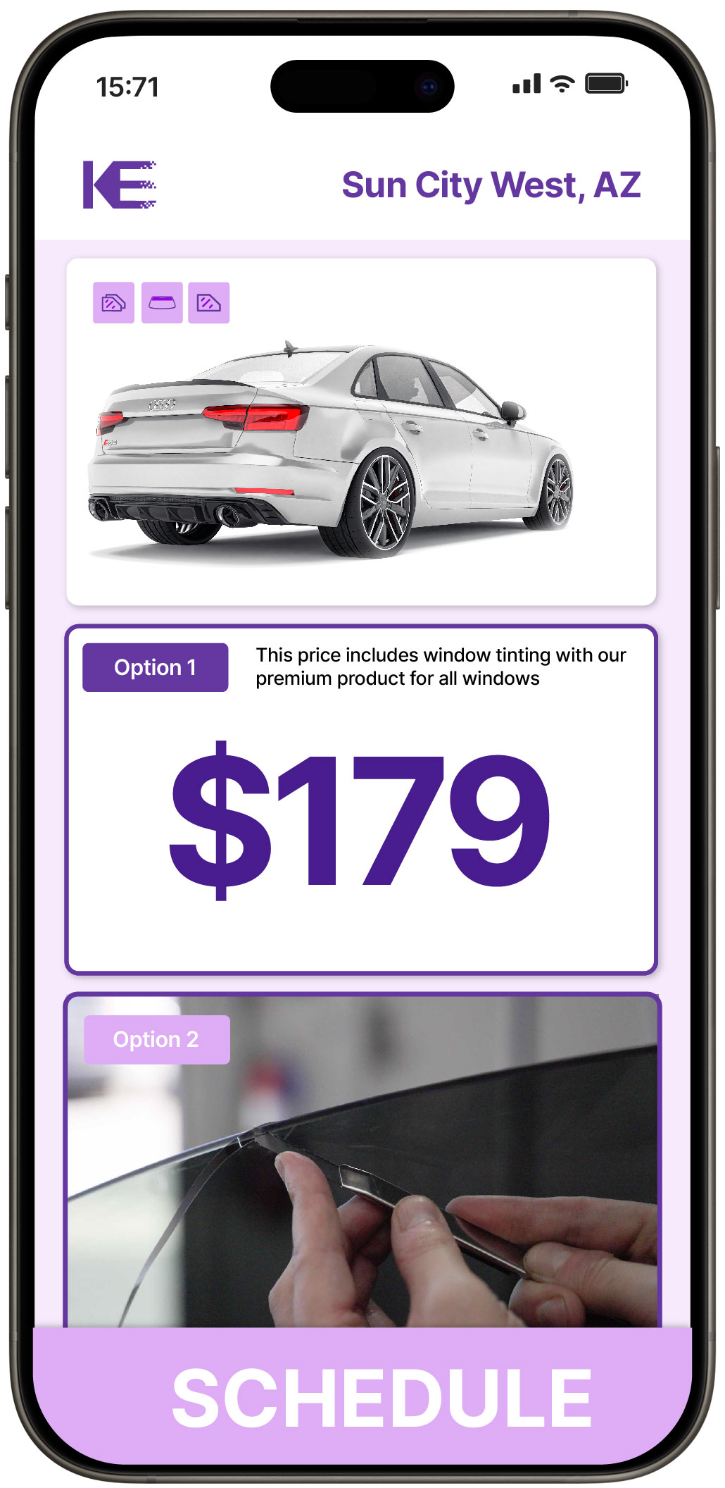 View Reasonable Car Window Tinting Prices in Sun City West, Arizona