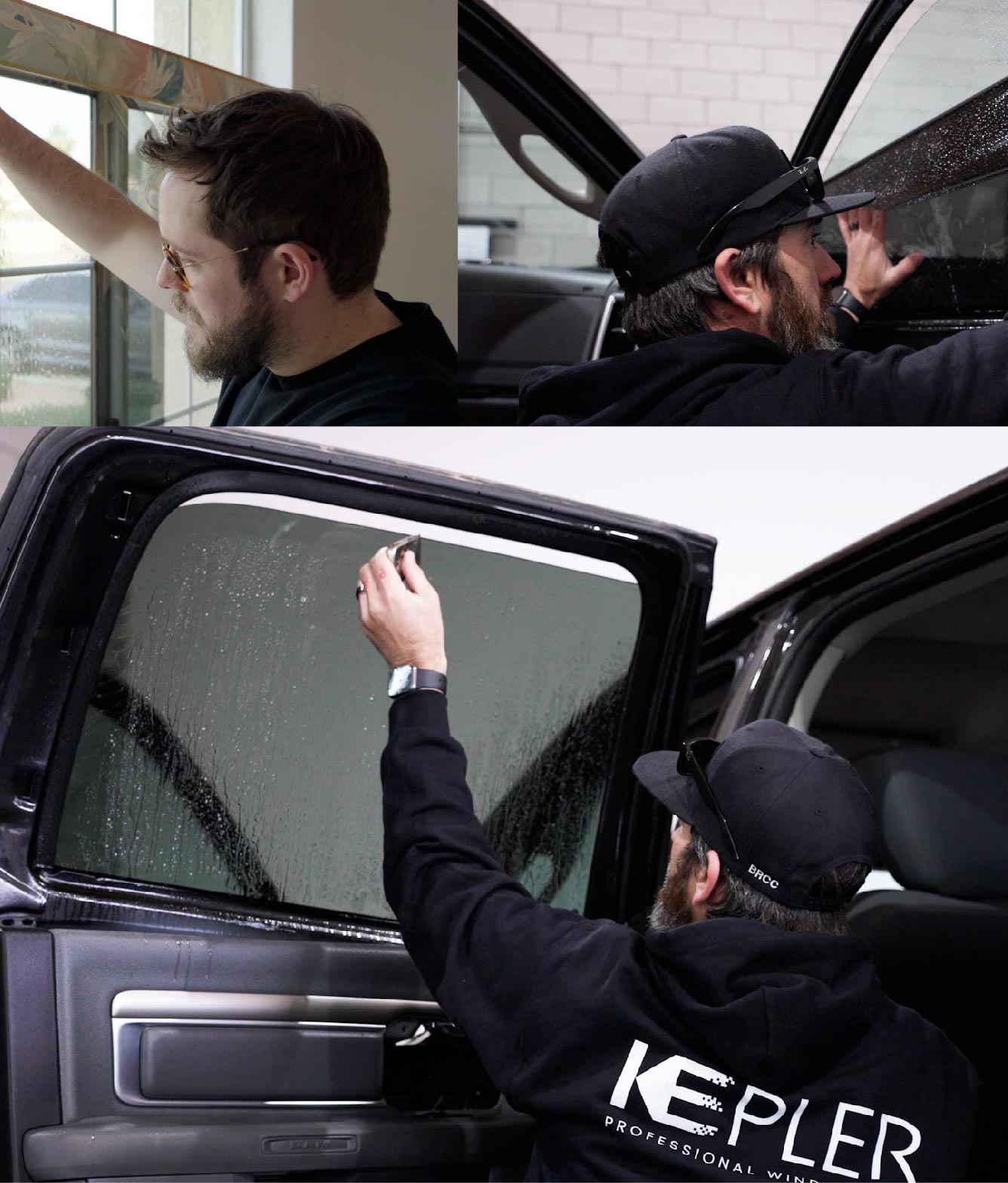 Kepler Window Tinting Specialists at Work in Colonial Heights, Virginia