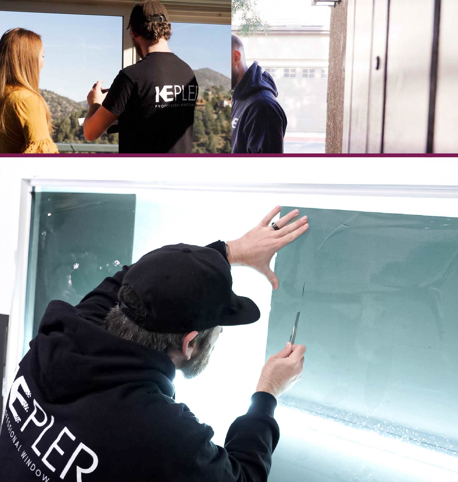 Window Tinting Specialist Cutting Film in New Mexico