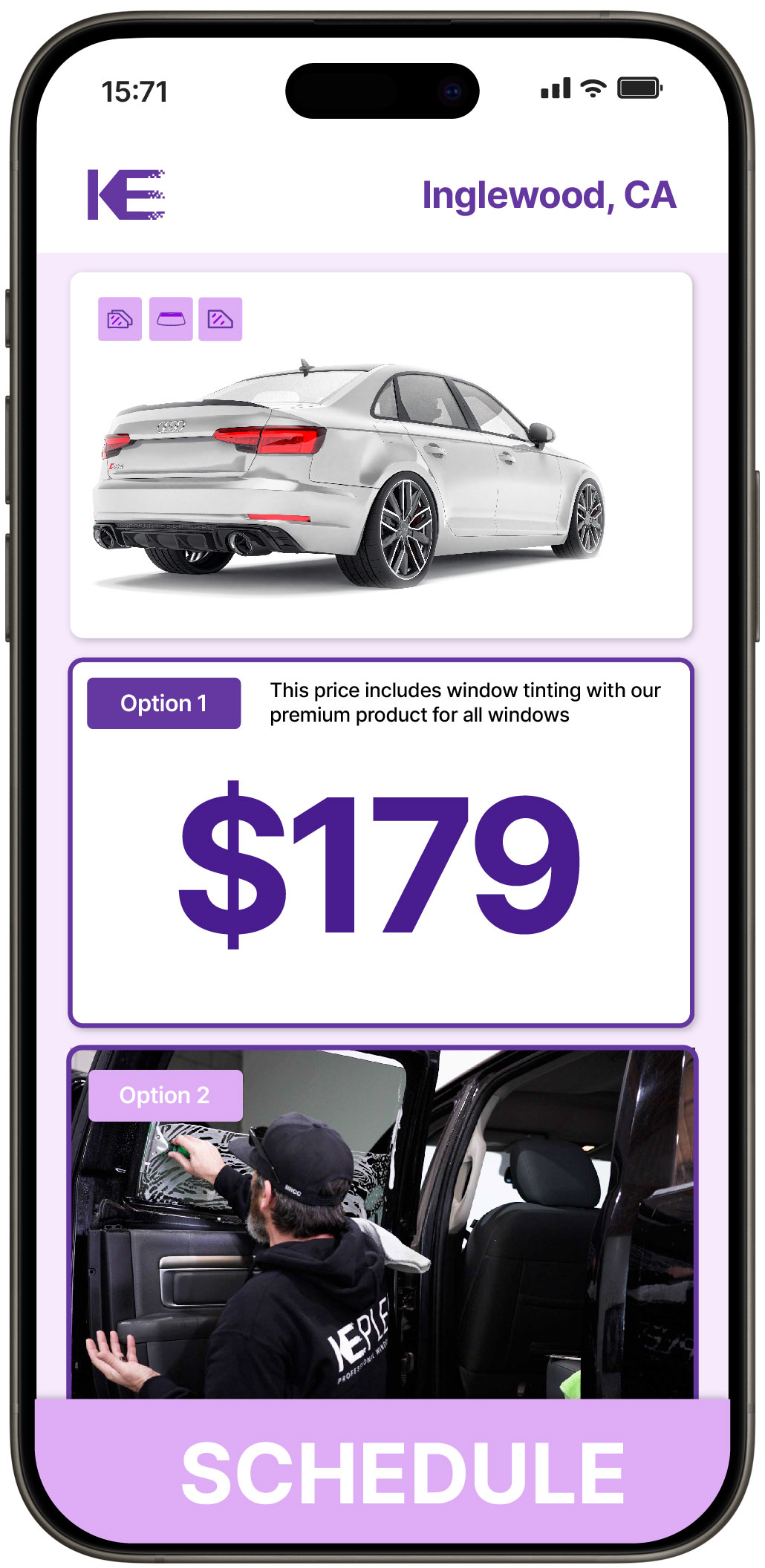 View Affordable Car Window Tinting Rates in Inglewood, California