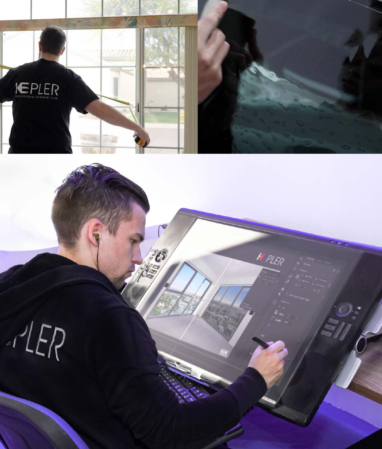 Kepler Specialist Performing Commercial Window Tinting in Terre Haute Terre Haute