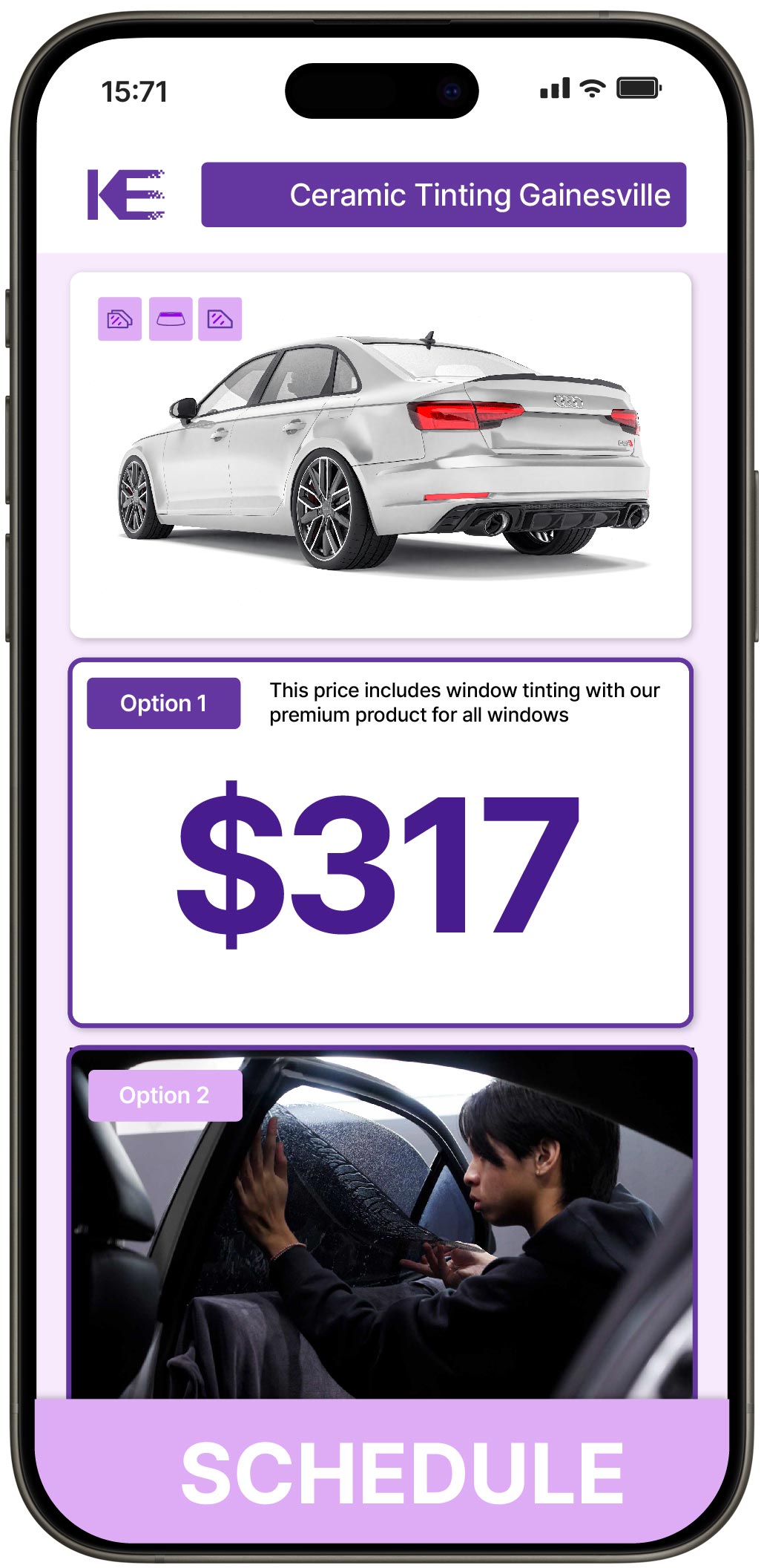 View Competitive Ceramic Window Tinting Rates in Gainesville, Georgia