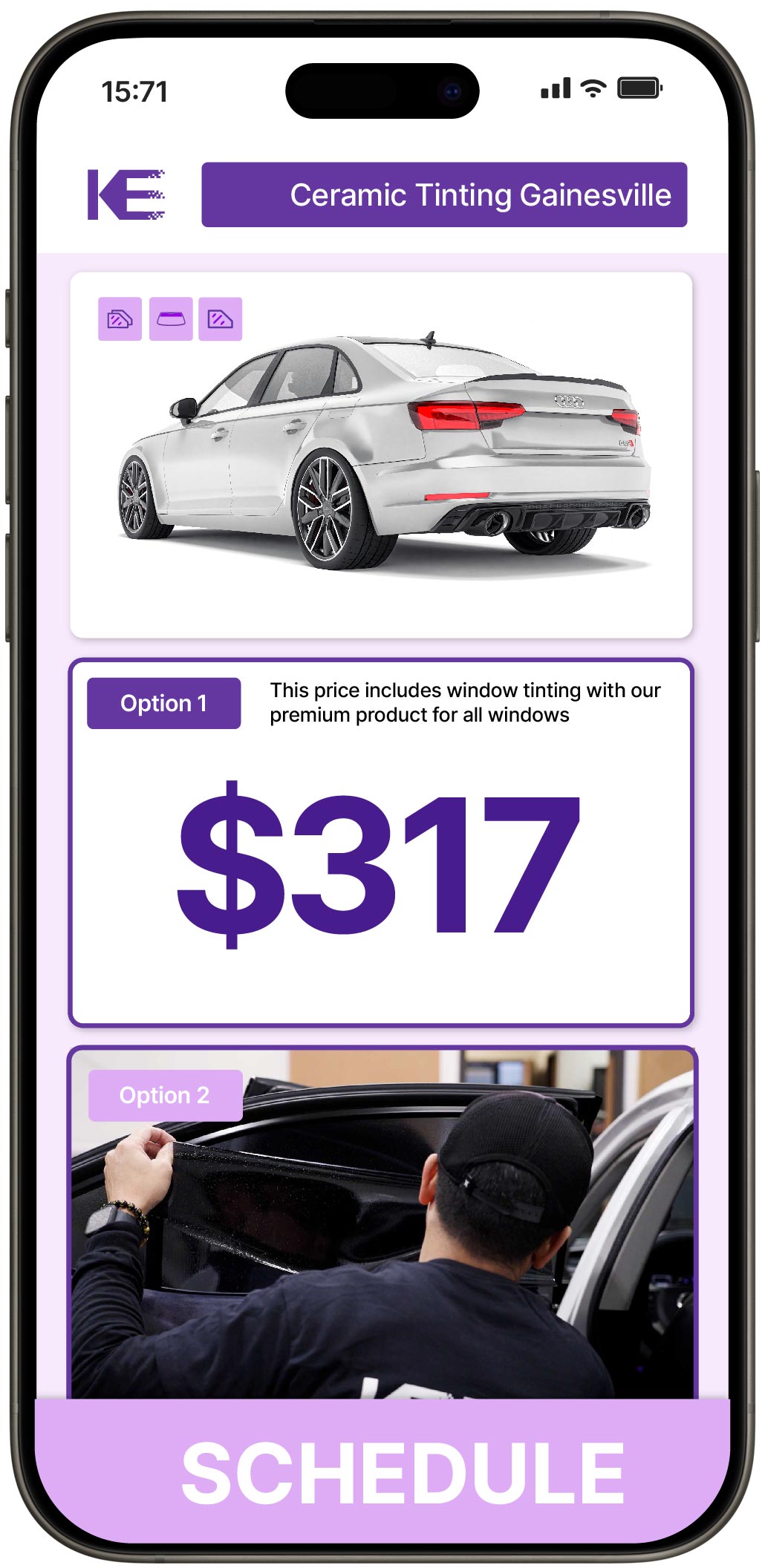 View Competitive Ceramic Window Tinting Prices in Gainesville, Florida