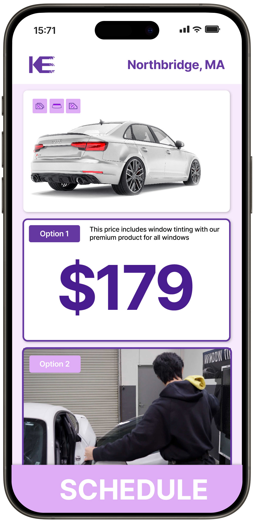 View Affordable Car Window Tinting Rates in Northbridge, Massachusetts