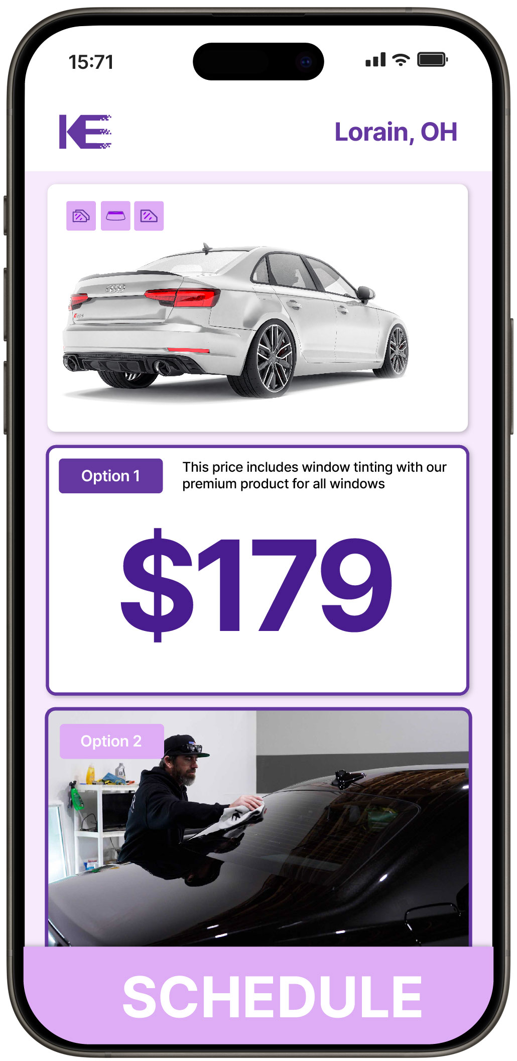 View Competitive Car Window Tinting Prices in Lorain, Ohio