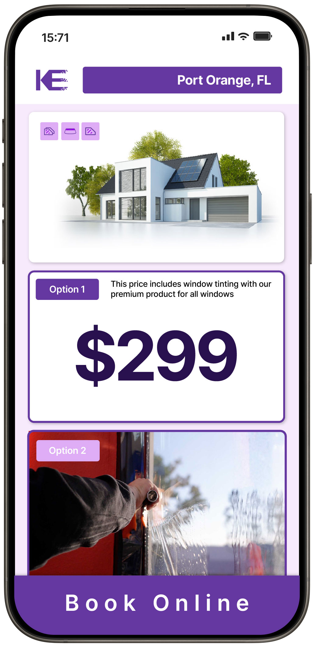 View Competitive Home Window Tinting Prices in Port Orange, Florida