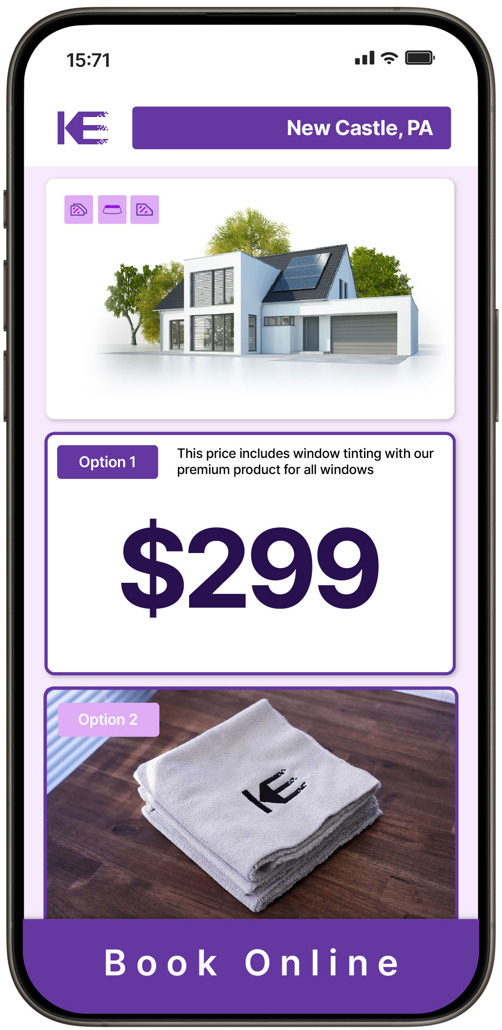 View Competitive Home Window Tinting Rates in New Castle, Pennsylvania