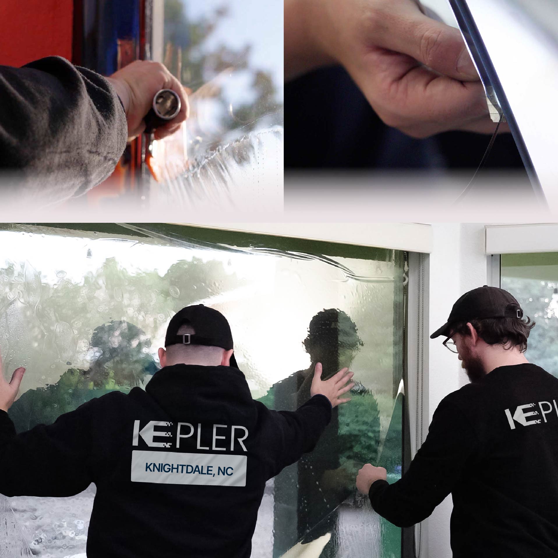 Kepler Specialist Performing Commercial Window Tinting in Knightdale Knightdale