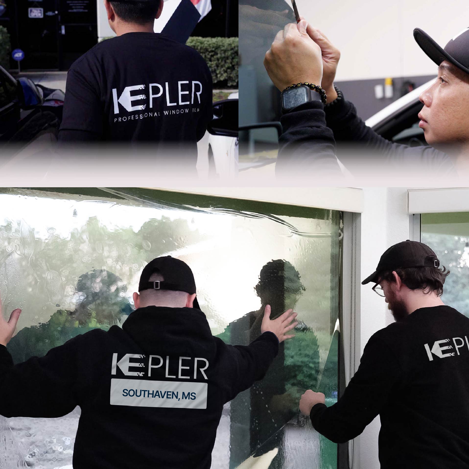 Kepler Specialist Performing Commercial Window Tinting in Southaven Southaven