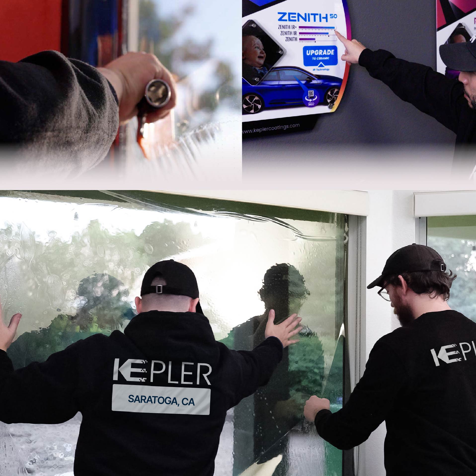Kepler Specialist Performing Commercial Window Tinting in Saratoga Saratoga