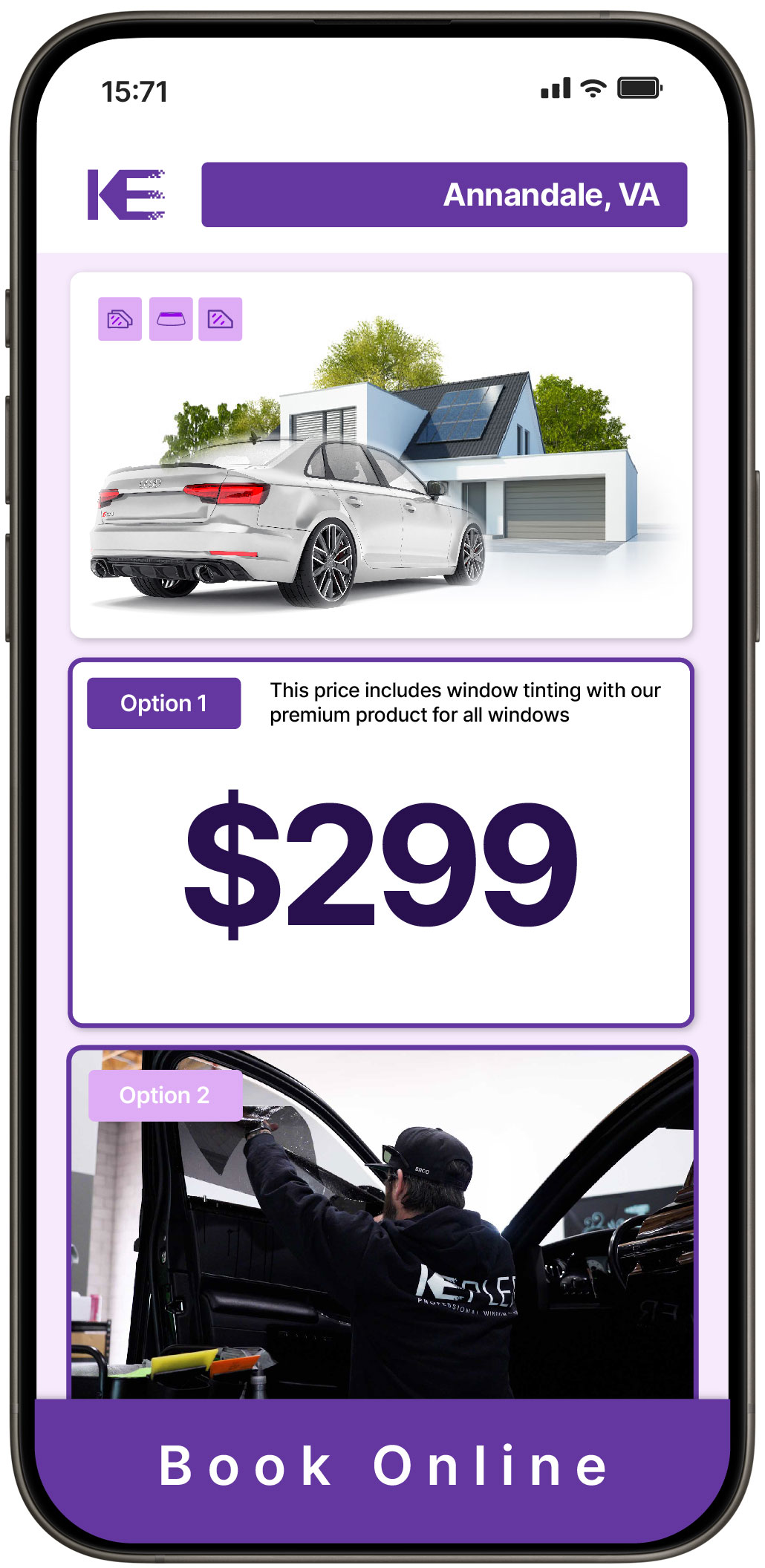 View Reasonable Tesla Window Tinting Costs in Newport News, Virginia