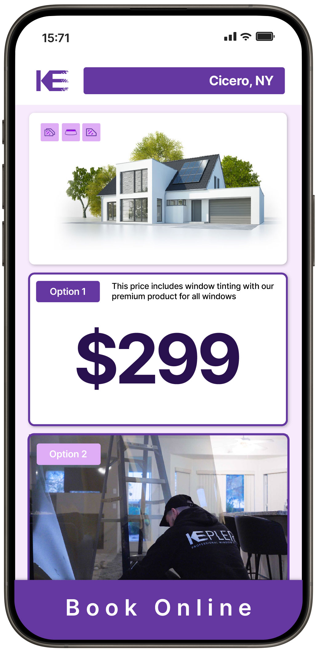 View Reasonable Home Window Tinting Rates in Cicero, New York