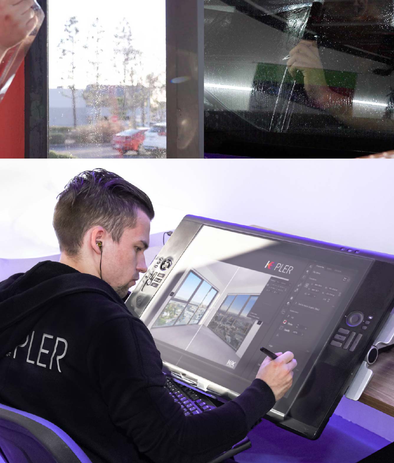 Kepler Specialist Performing Commercial Window Tinting in Davenport Davenport