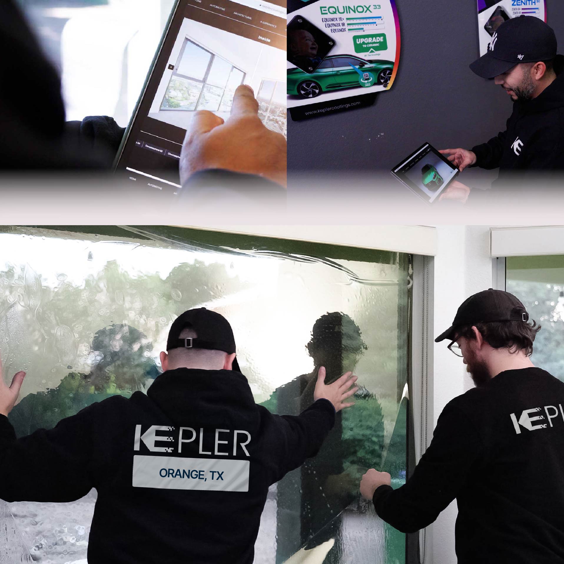 Kepler Specialist Performing Commercial Window Tinting in Orange Orange