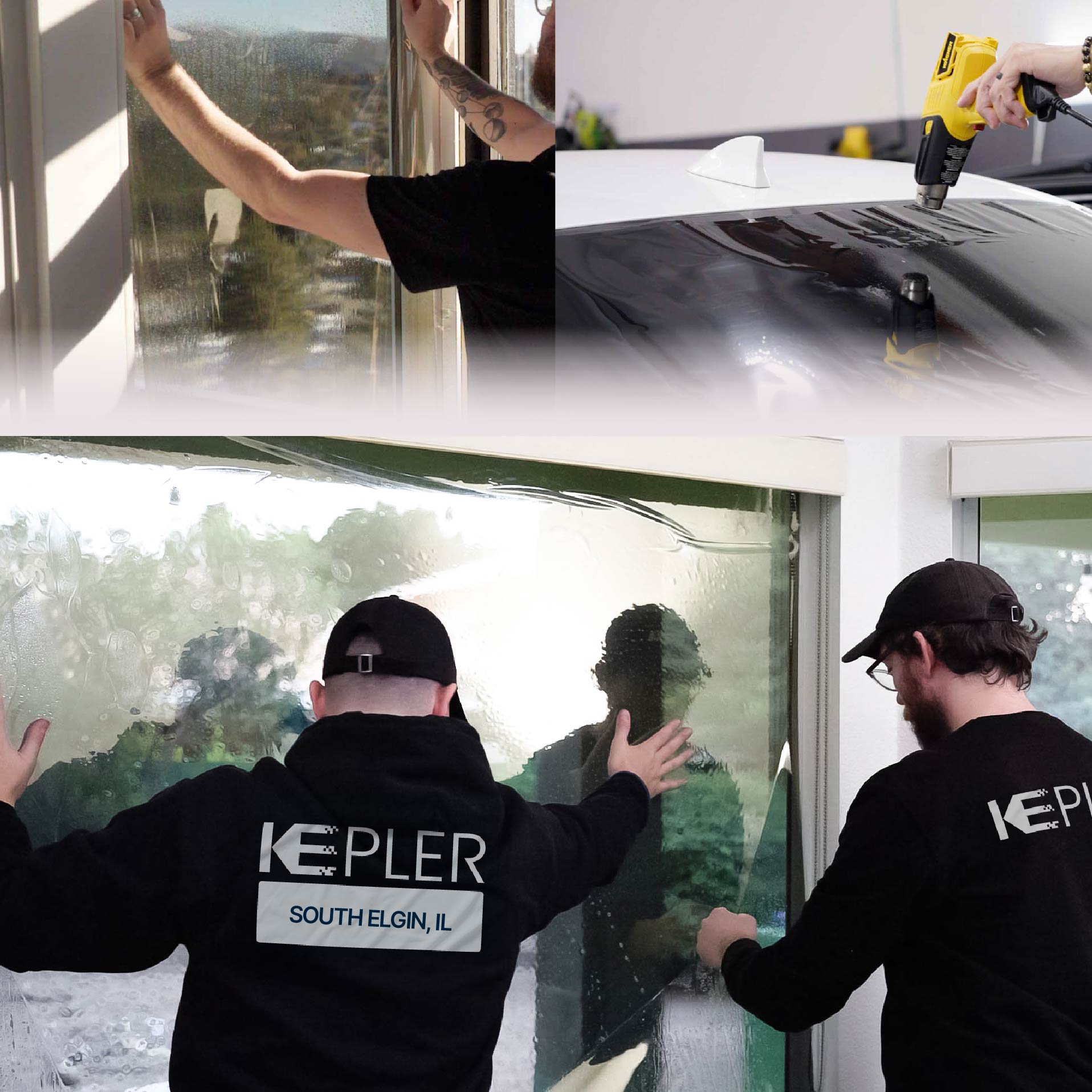 Kepler Specialist Performing Commercial Window Tinting in South Elgin South Elgin