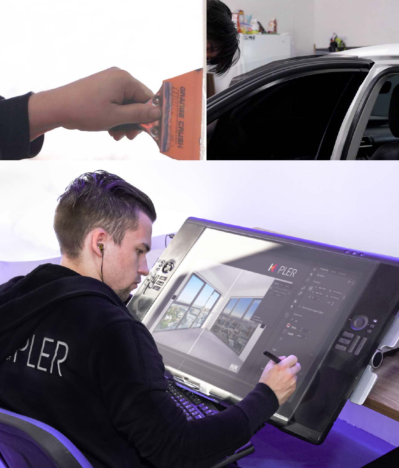 Kepler Specialist Performing Commercial Window Tinting in Milton Village Milton Village