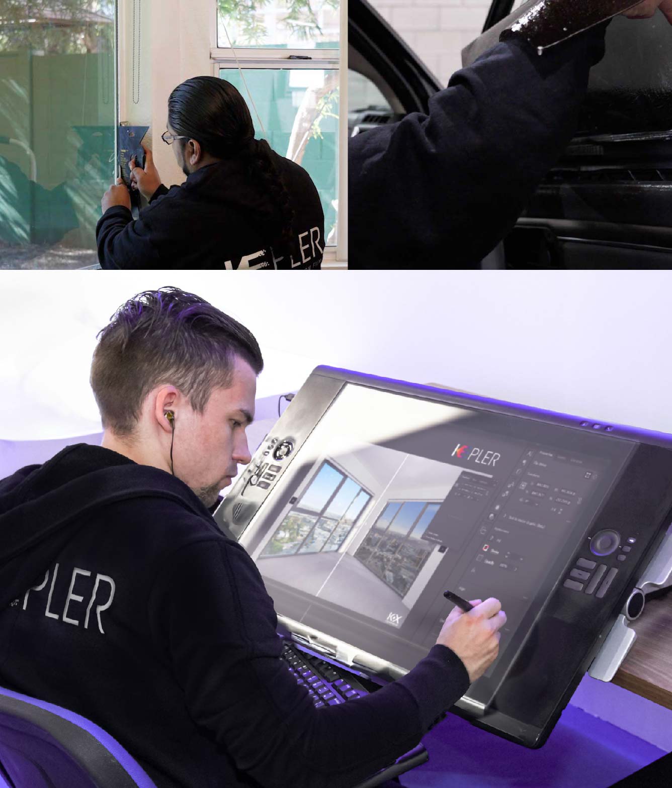 Kepler Specialist Performing Commercial Window Tinting in Griffith Griffith