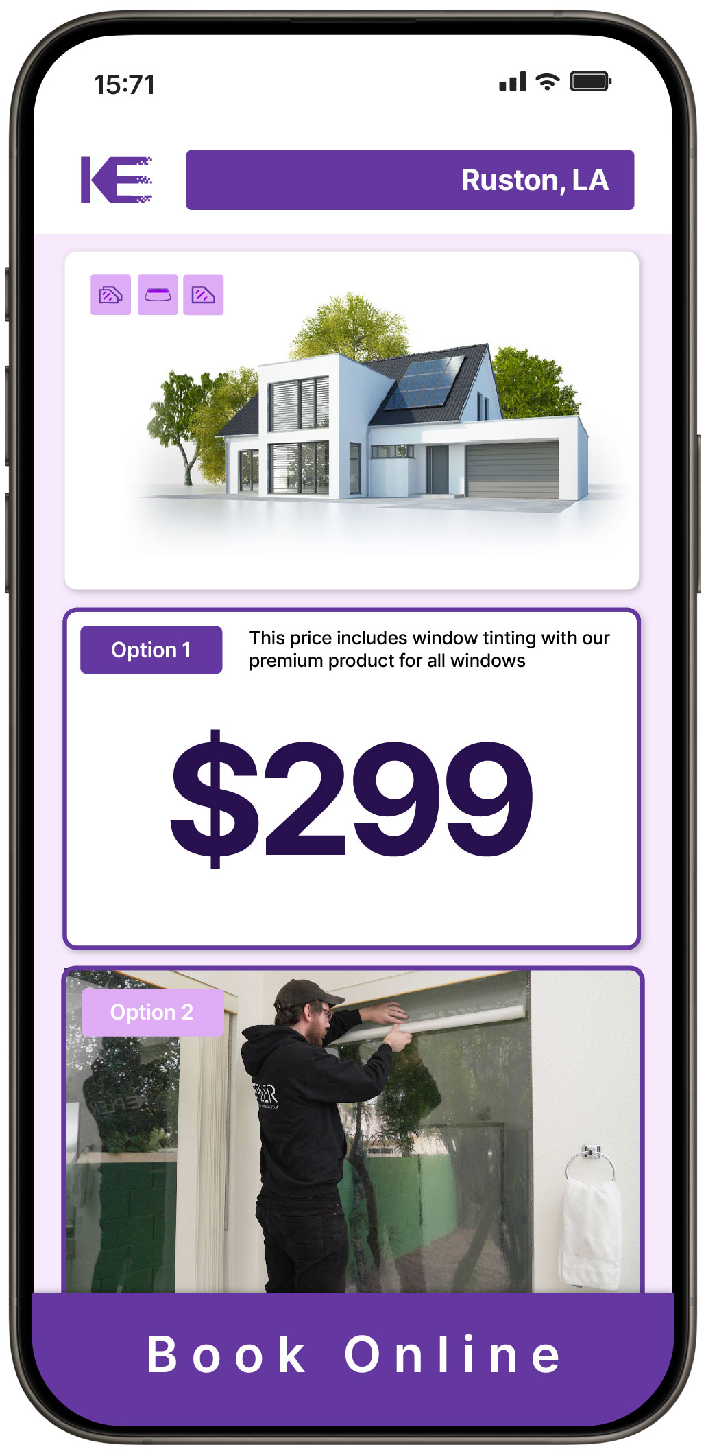 View Reasonable Home Window Tinting Rates in Ruston, Louisiana