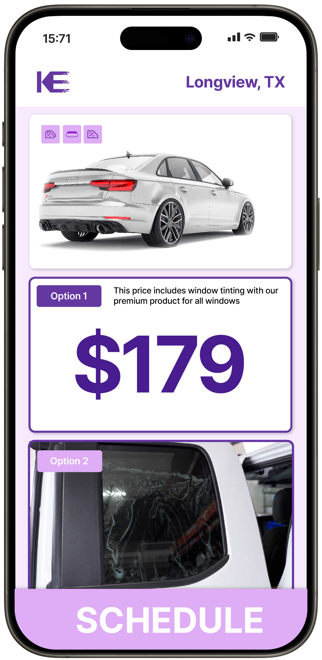View Reasonable Car Window Tinting Prices in Longview, Texas