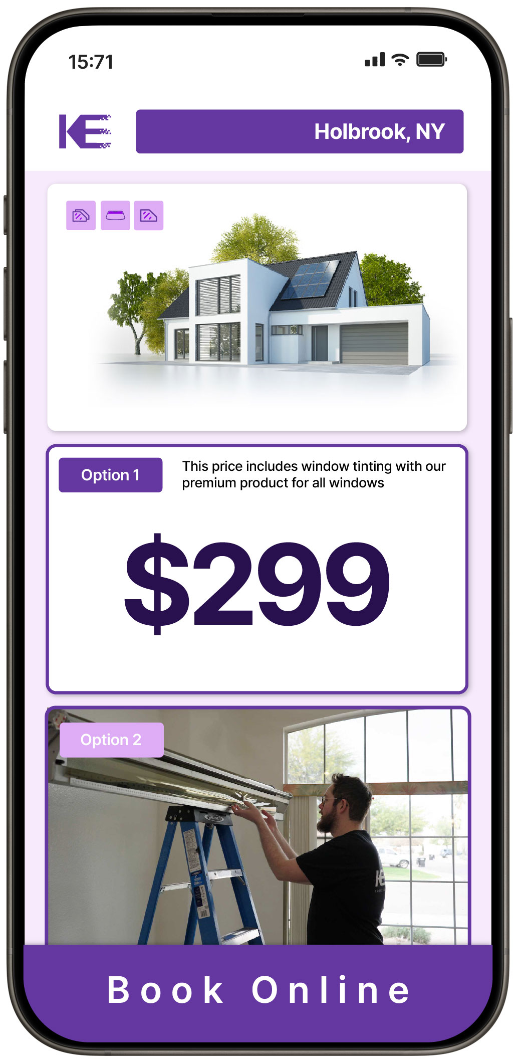 View Affordable Home Window Tinting Rates in Holbrook, New York